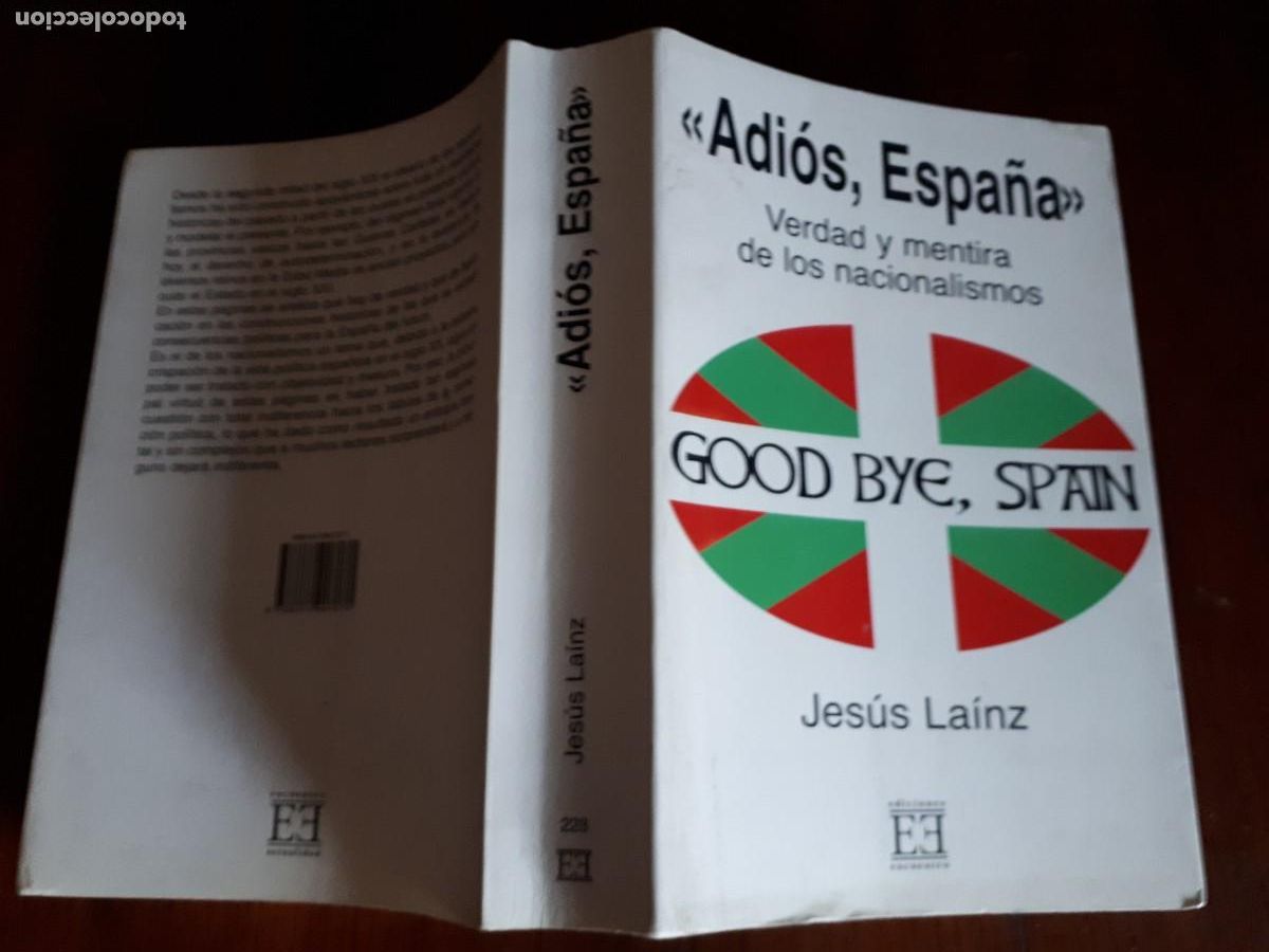 Libros de segunda mano: ADIOS, ESPA&Ntilde;A.- JES&Uacute;S LAINZ. - Foto 2