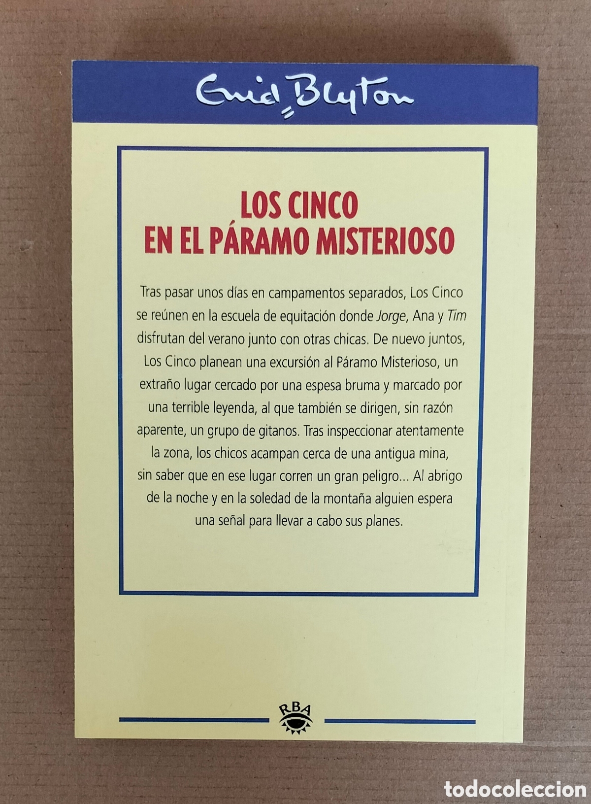 Libros de segunda mano: Los cinco en el p&aacute;ramo misterioso. Enid Blyton. RBA coleccionables, 2001. Libro - Foto 11
