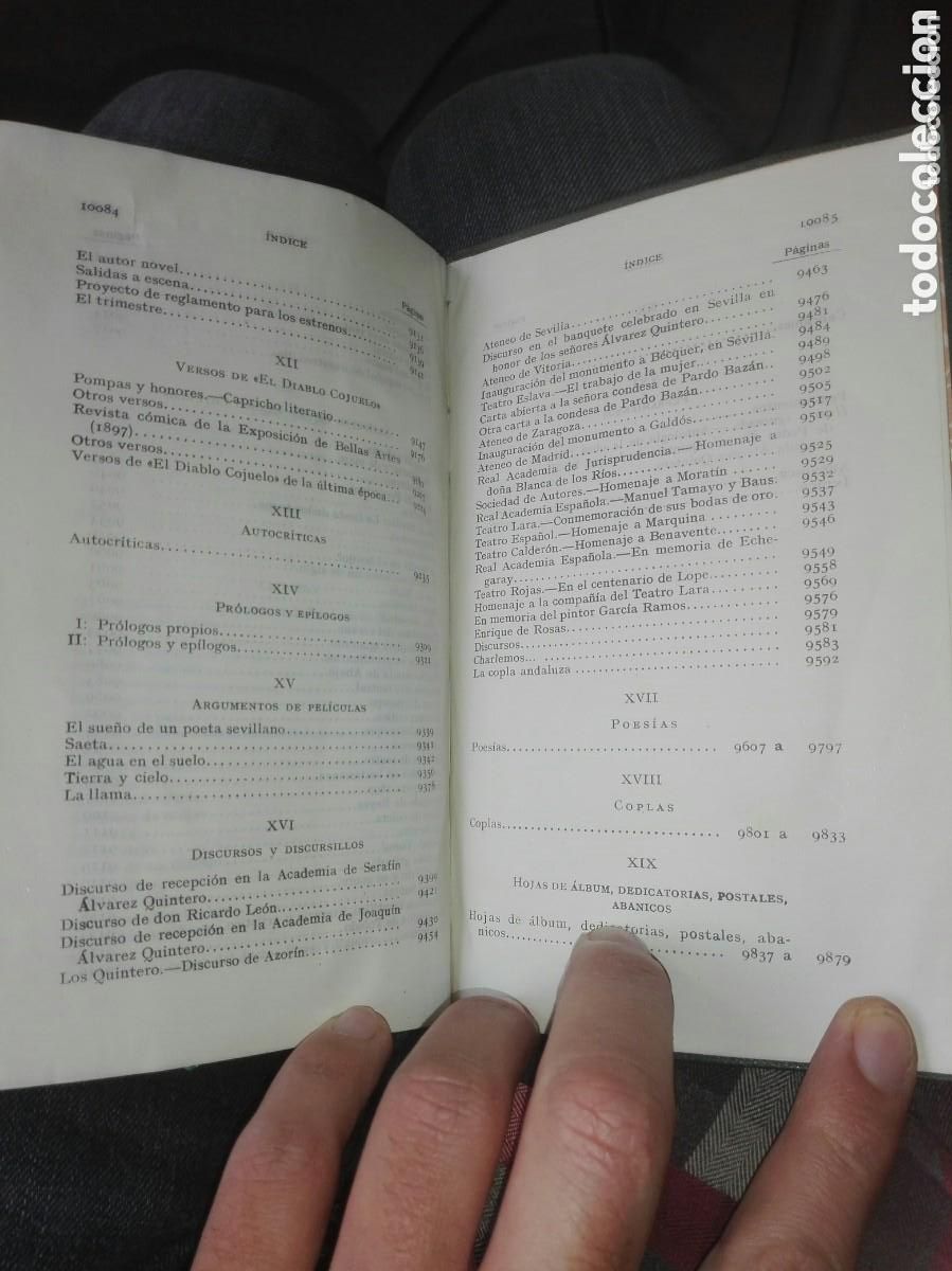 Libros de segunda mano: &Aacute;lvarez Quintero. Obras completas. - Foto 3