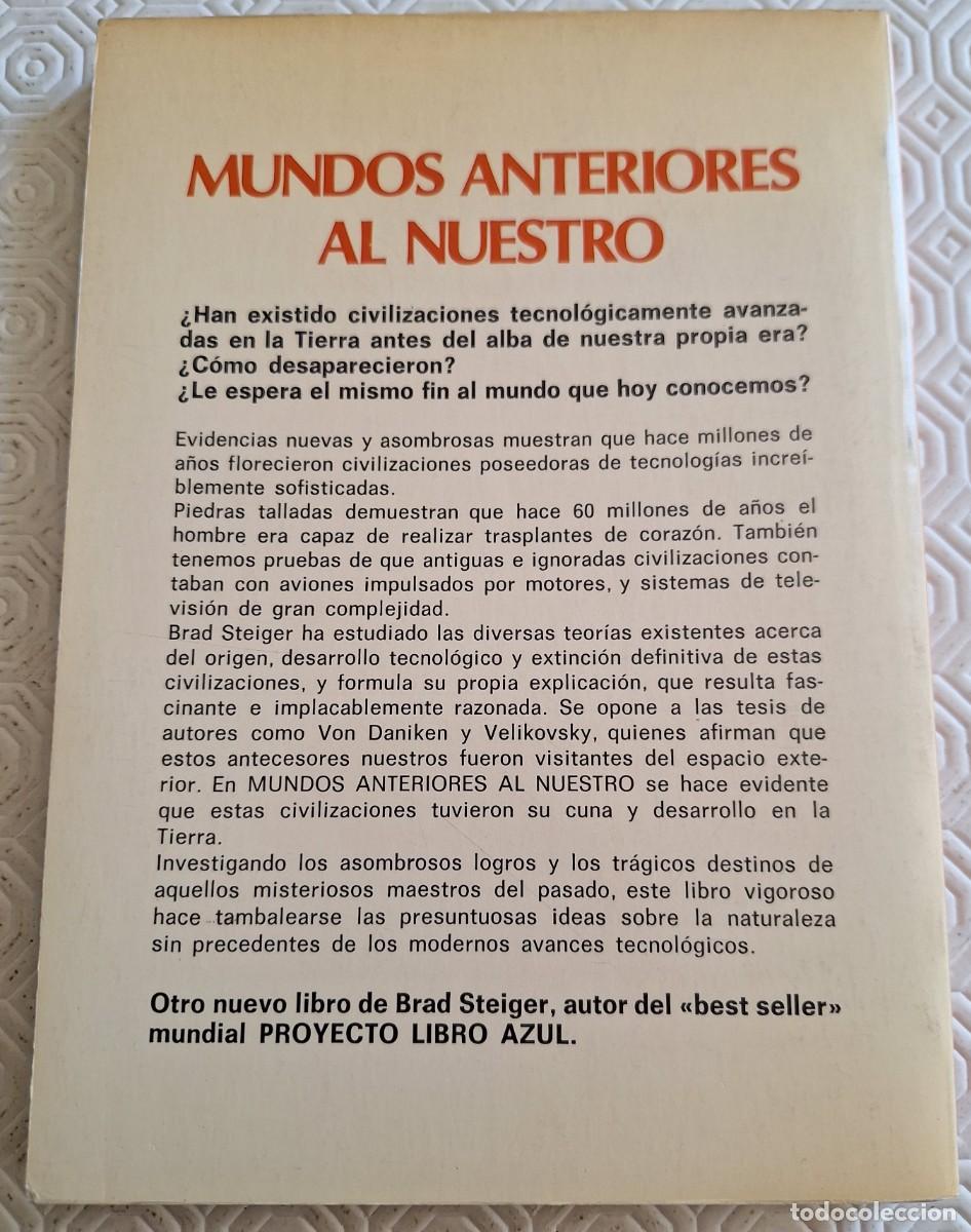 Libros de segunda mano: Mundos anteriores al nuestro - Brad Steiger - Foto 2