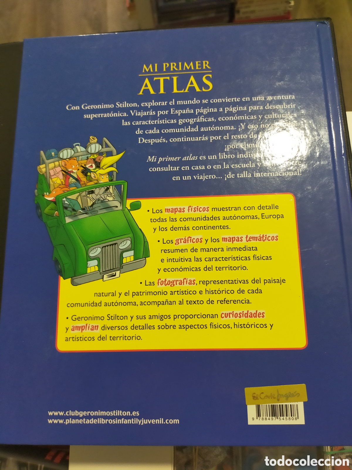 Libros de segunda mano: MI PRIMER ATLAS GER&Oacute;NIMO STILTON TAPA DURA - Foto 2