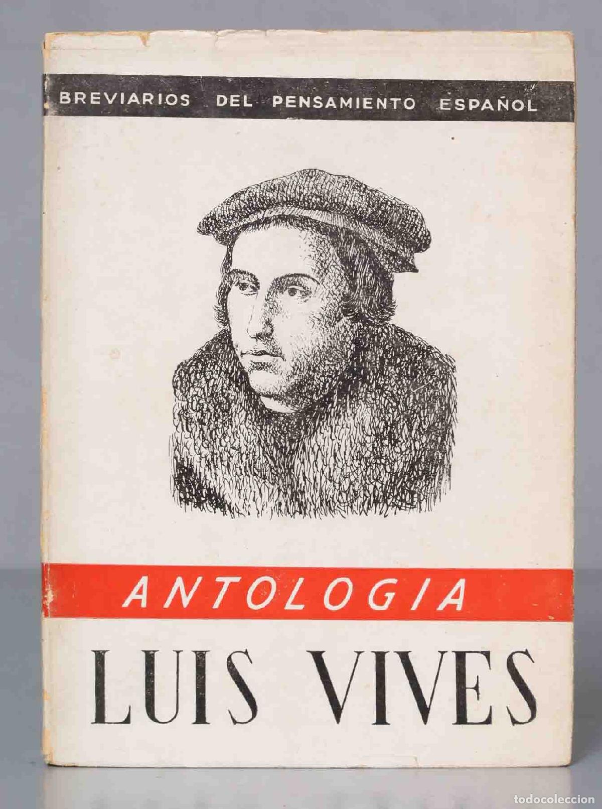 Libros de segunda mano: ANTOLOGIA. LUIS VIVES - Foto 1