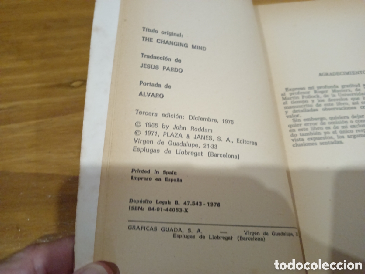 Libros de segunda mano: John Roddam. La mente cambiante - Foto 4