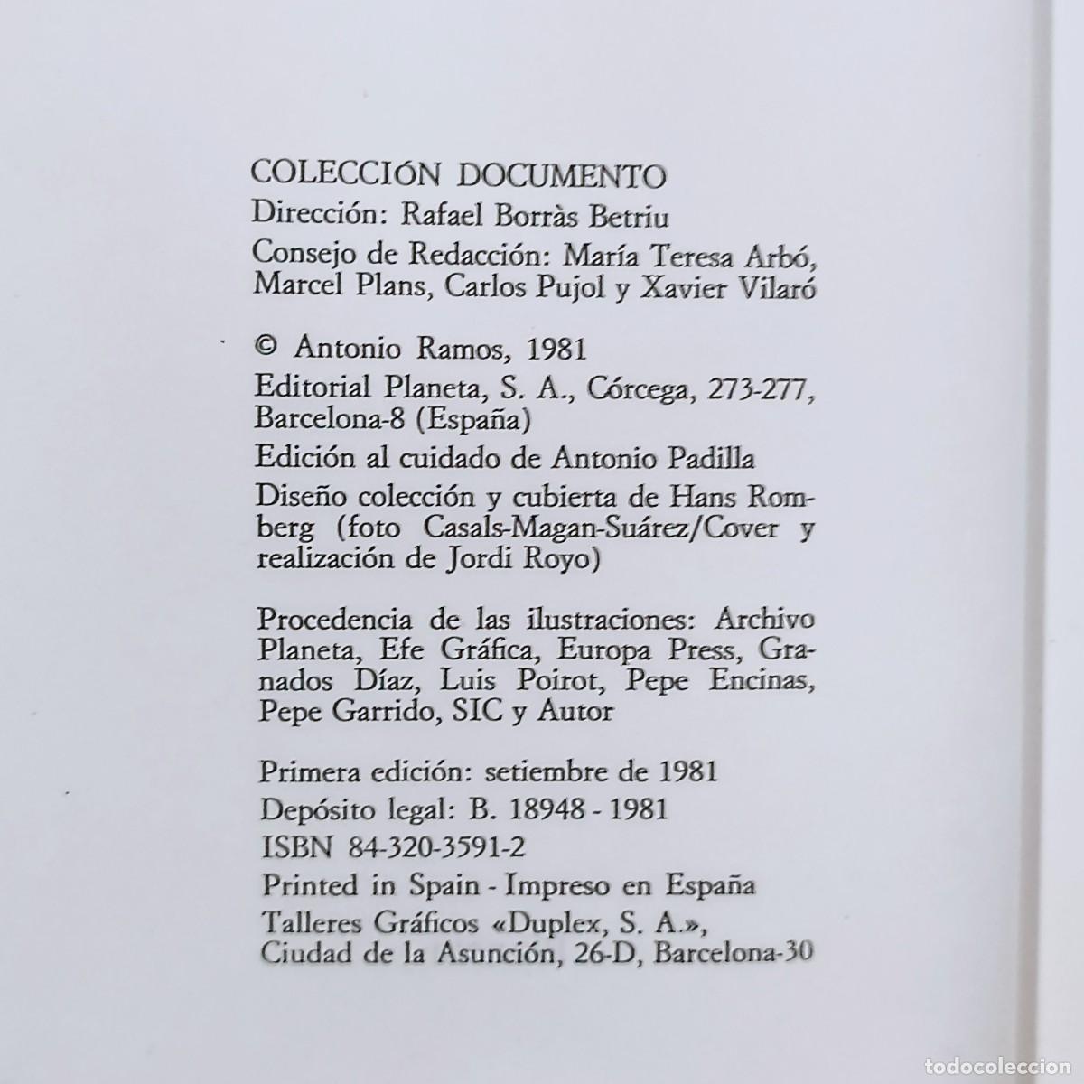 Libros de segunda mano: PASAPORTE ANDALUZ - ANTONIO RAMOS - PLANETA / CAA - 29.233 - Foto 4