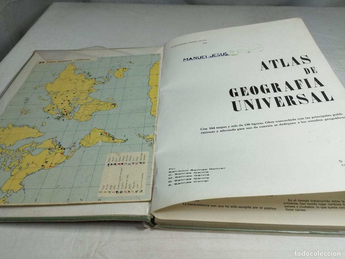 Libros de segunda mano: Atlas geogr&aacute;fico universal. Salinas, 1986 - Foto 2