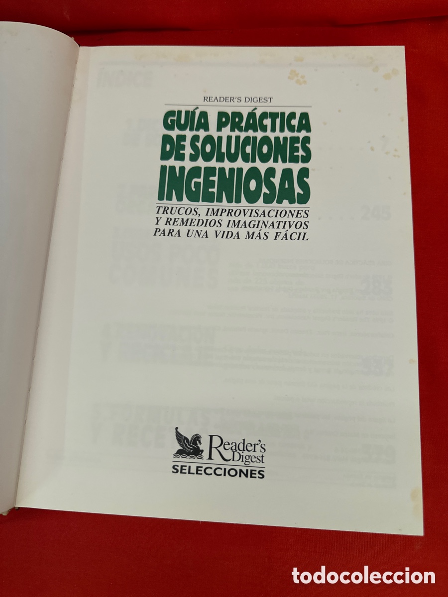 Libros de segunda mano: GUIA PRACTICA DE SOLUCIONES INGENIOSAS / READER&rsquo;S DIGEST - Foto 2