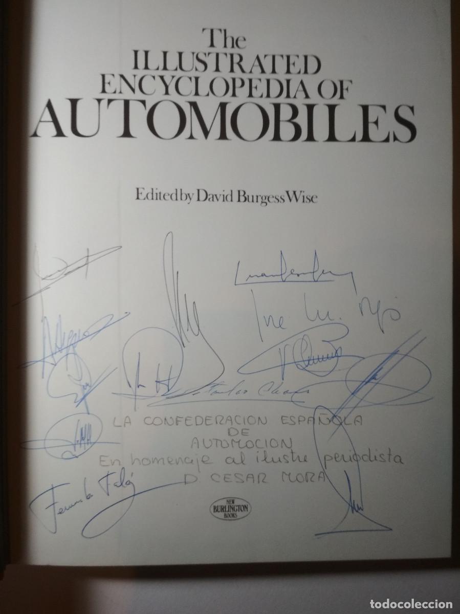 Libros de segunda mano: Libro sobre automobiles dedicado - Foto 2