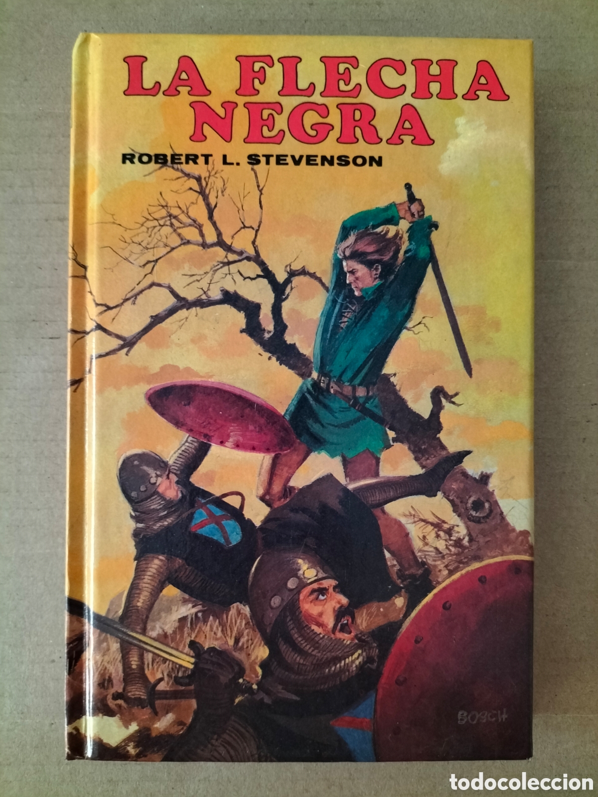 Libros de segunda mano: La flecha negra. Robert L Stevenson. Editors, 1987. Libro - Foto 1