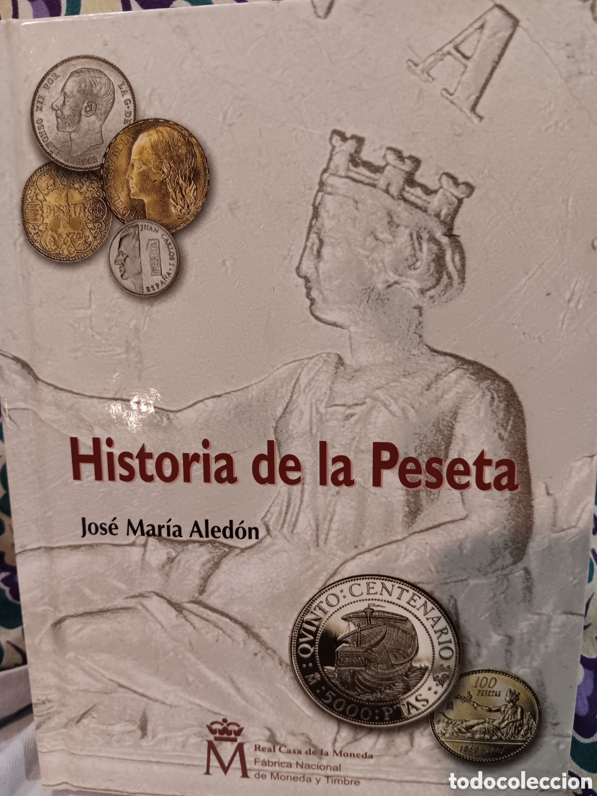 Libros de segunda mano: Jos&eacute; Mar&iacute;a Aledon. Historia de la peseta - Foto 1