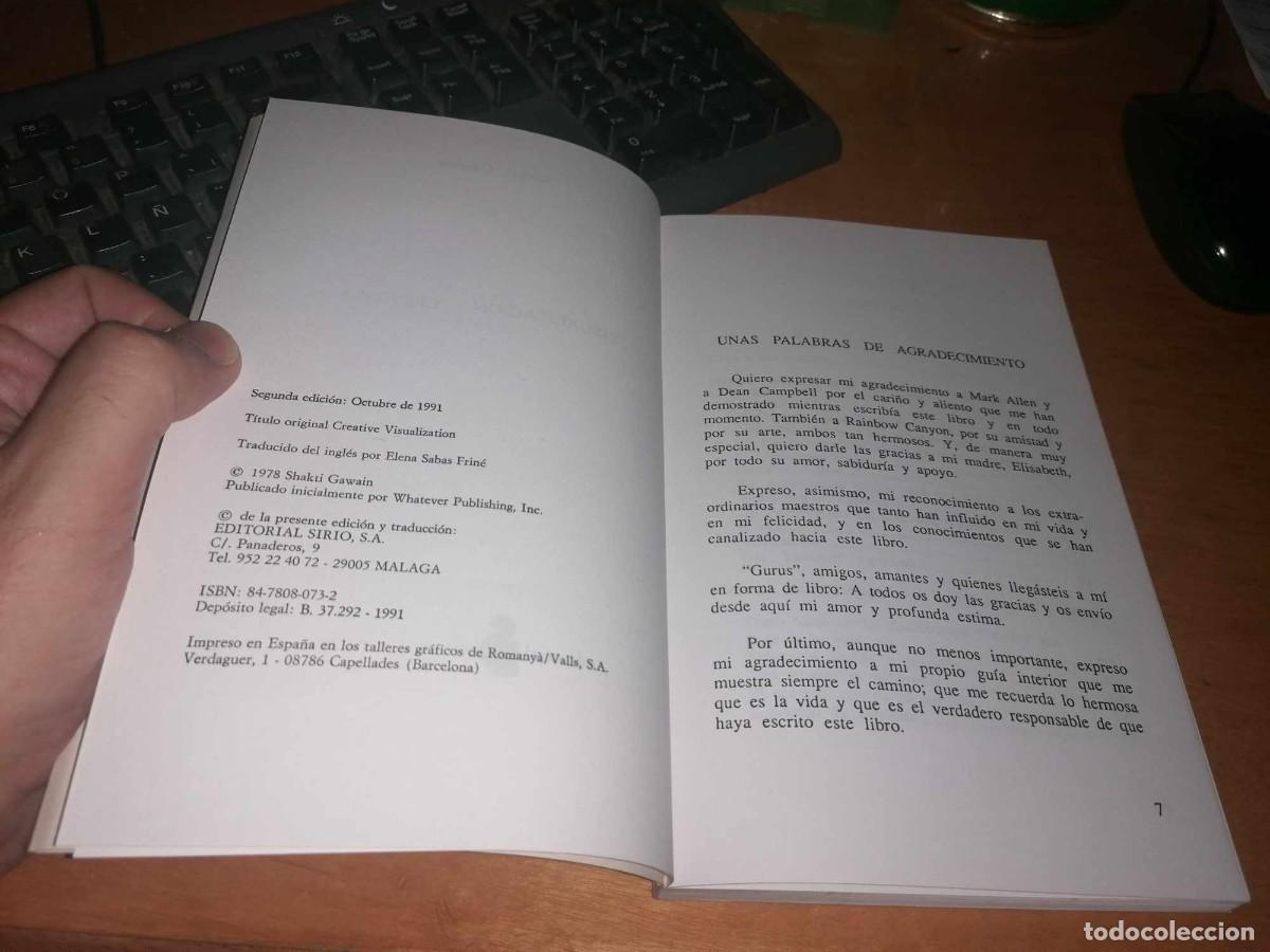 Libros de segunda mano: Libro VISUALIZACI&Oacute;N CREATIVA Shakti Gawain - Foto 3