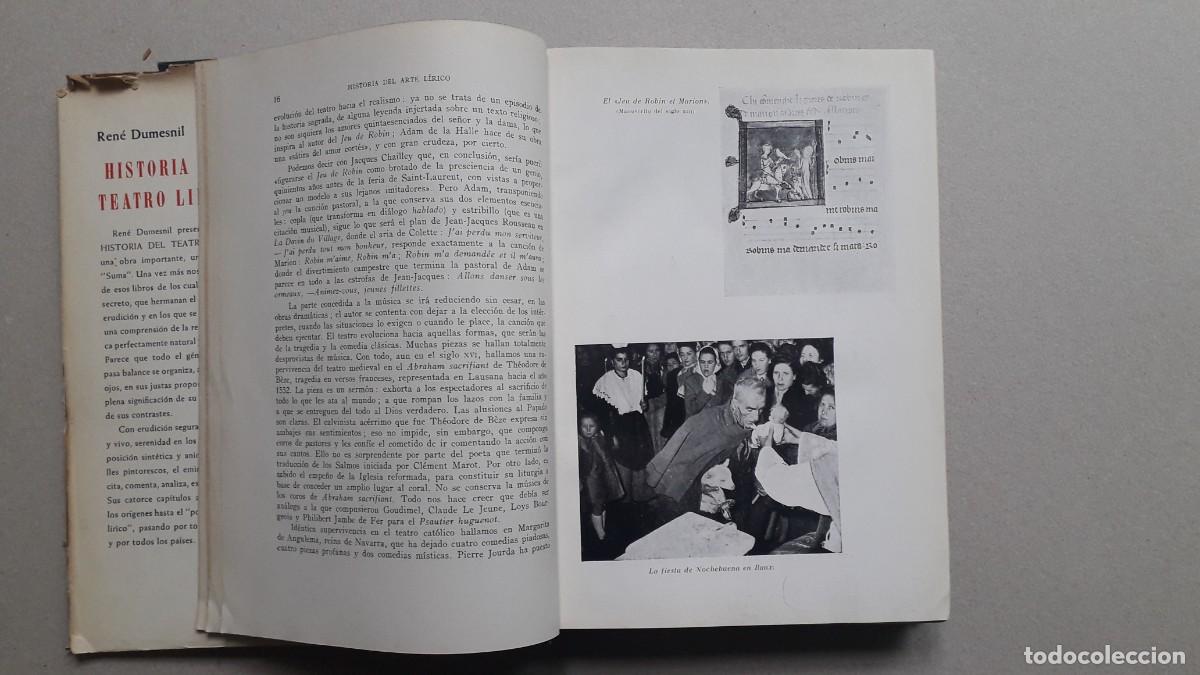 Libros de segunda mano: HISTORIA DEL TEATRO LIRICO - RARO EJEMPLAR! - Foto 6