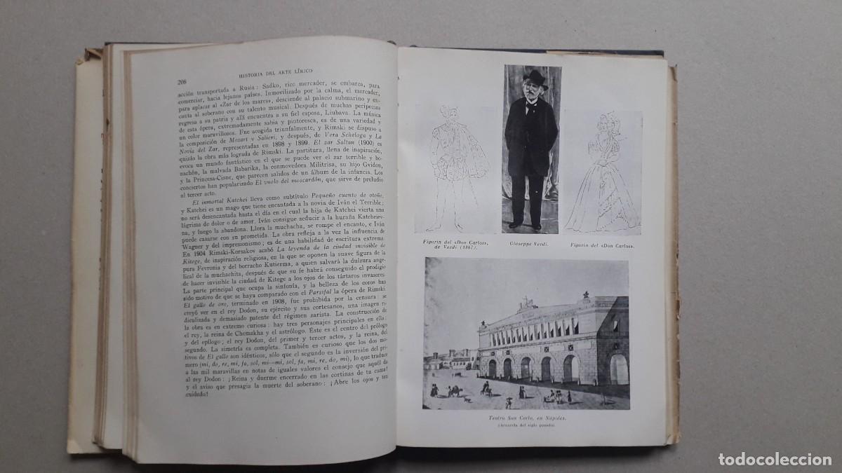 Libros de segunda mano: HISTORIA DEL TEATRO LIRICO - RARO EJEMPLAR! - Foto 9