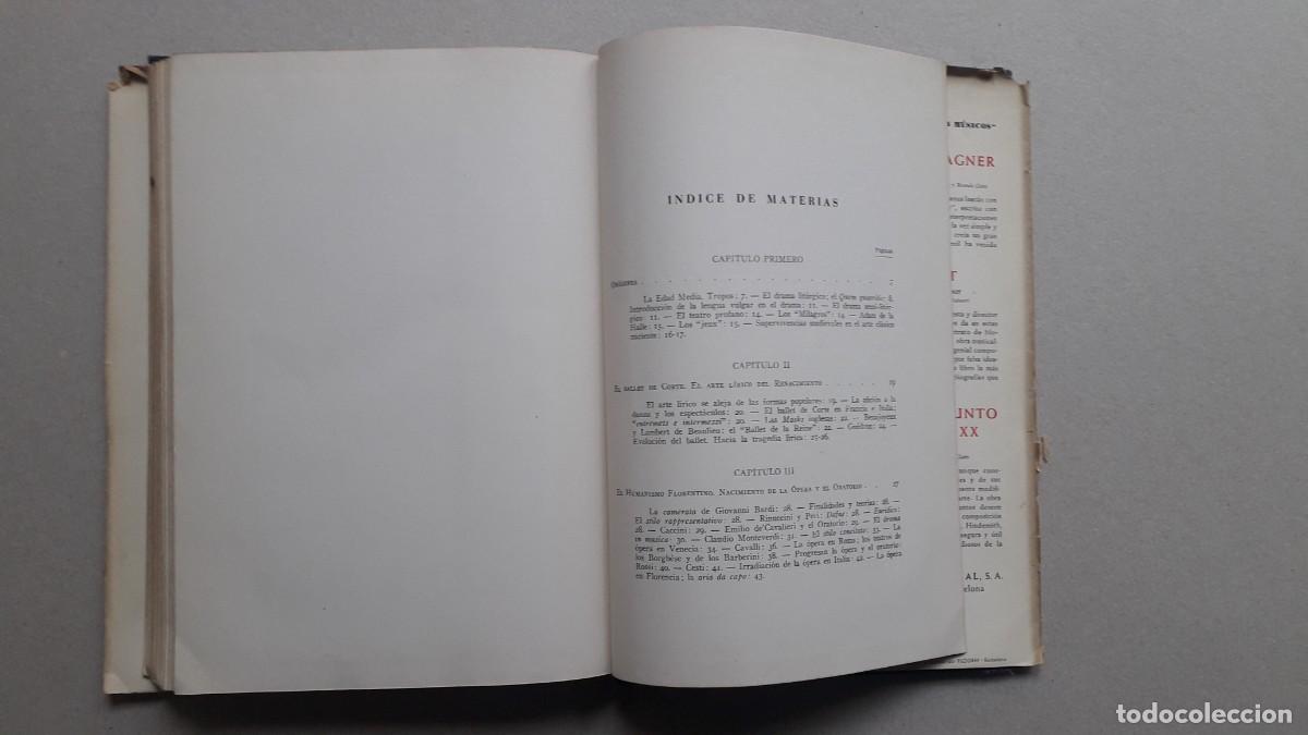 Libros de segunda mano: HISTORIA DEL TEATRO LIRICO - RARO EJEMPLAR! - Foto 10