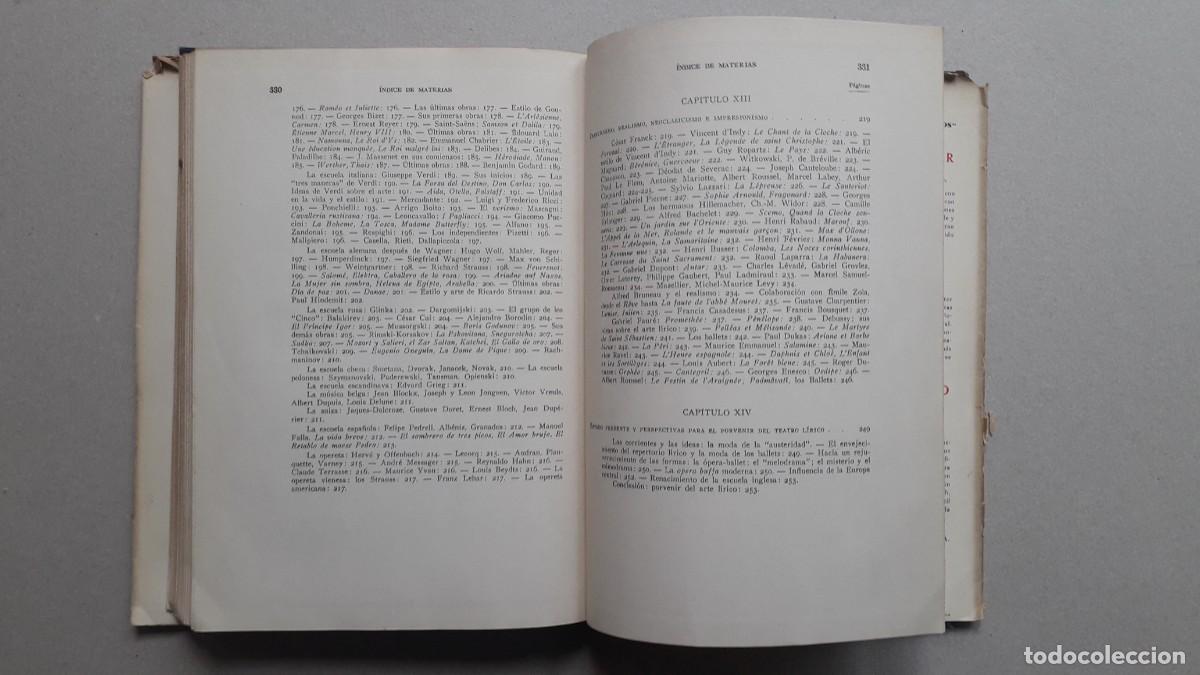 Libros de segunda mano: HISTORIA DEL TEATRO LIRICO - RARO EJEMPLAR! - Foto 12