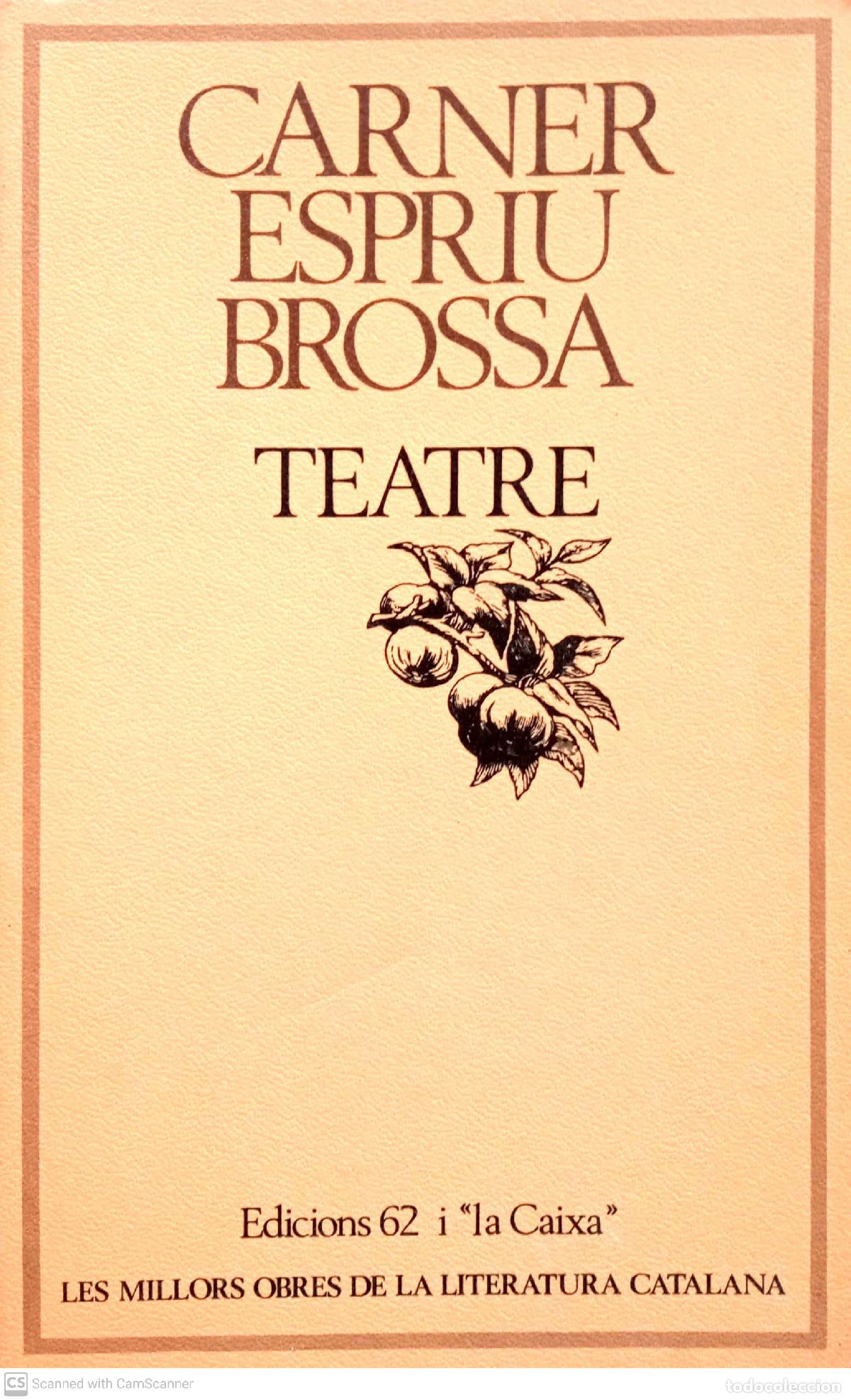 Libros de segunda mano: Teatre - Carner, Espriu, Brossa - Foto 1