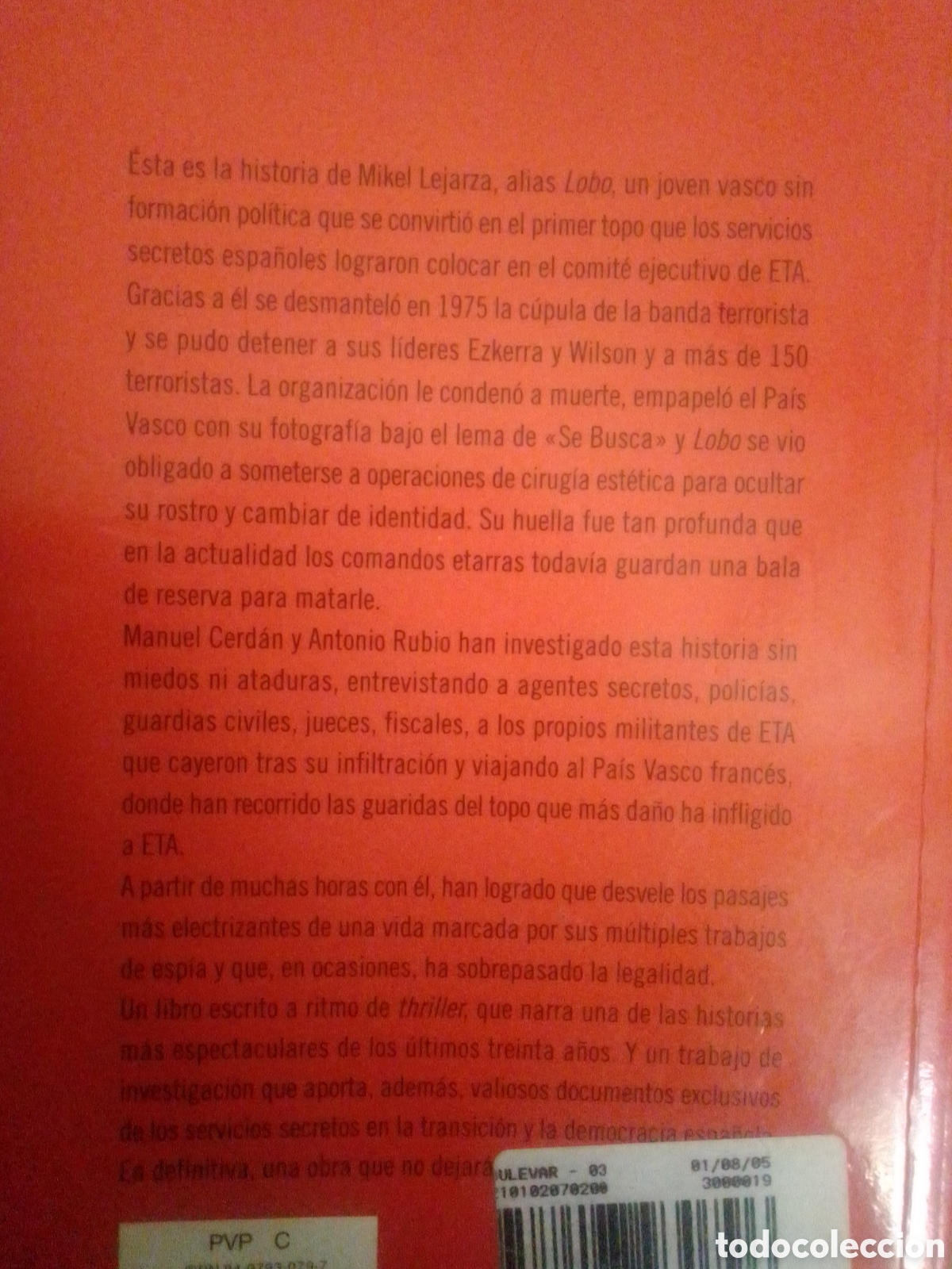 Libros de segunda mano: LOBO MANUEL CERD&Aacute;N Y ANTONIO RUBIO - Foto 2