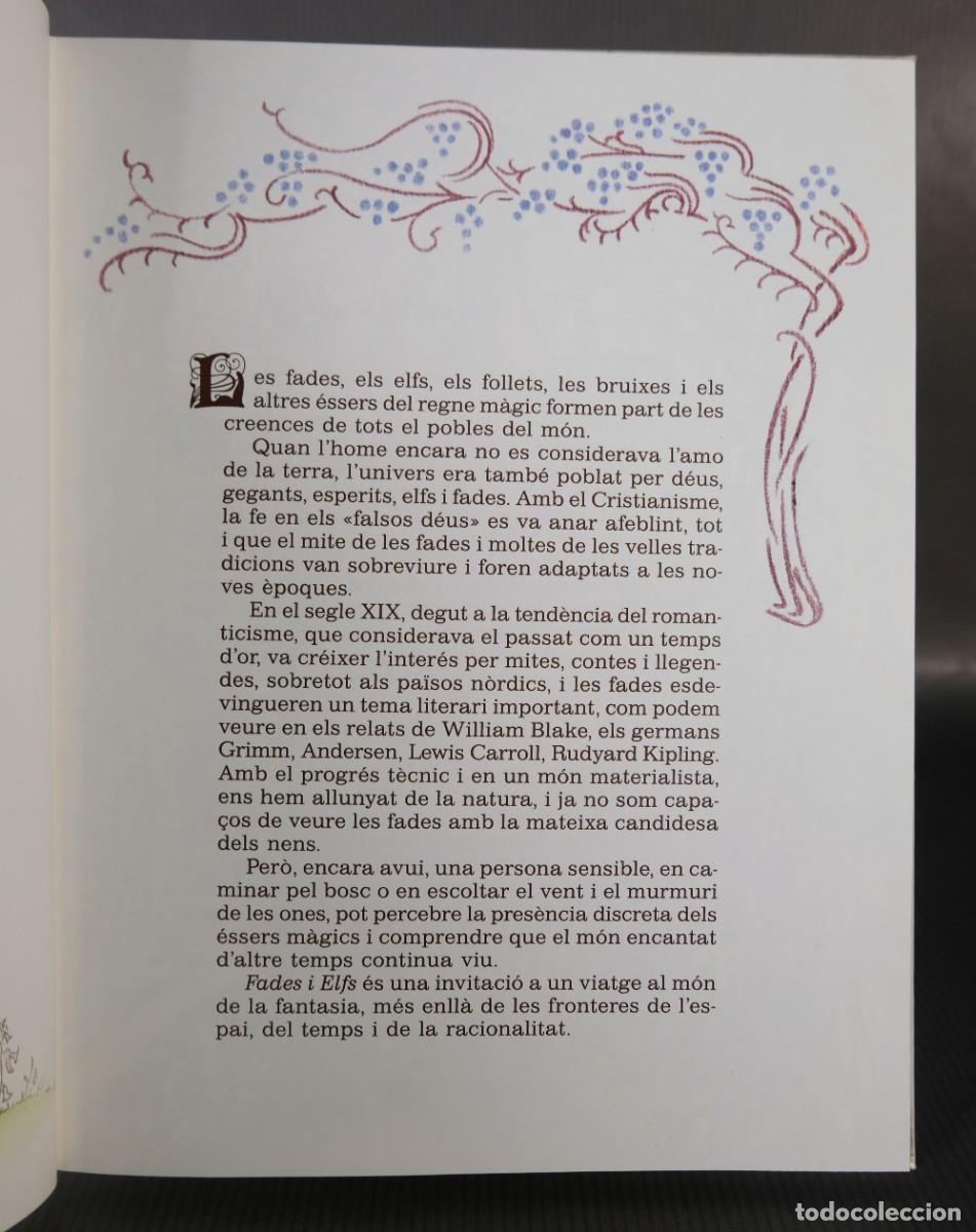 Libros de segunda mano: Fades i elfs - Rita Schnitzer - Ed. Elfos, 1988 - Foto 7