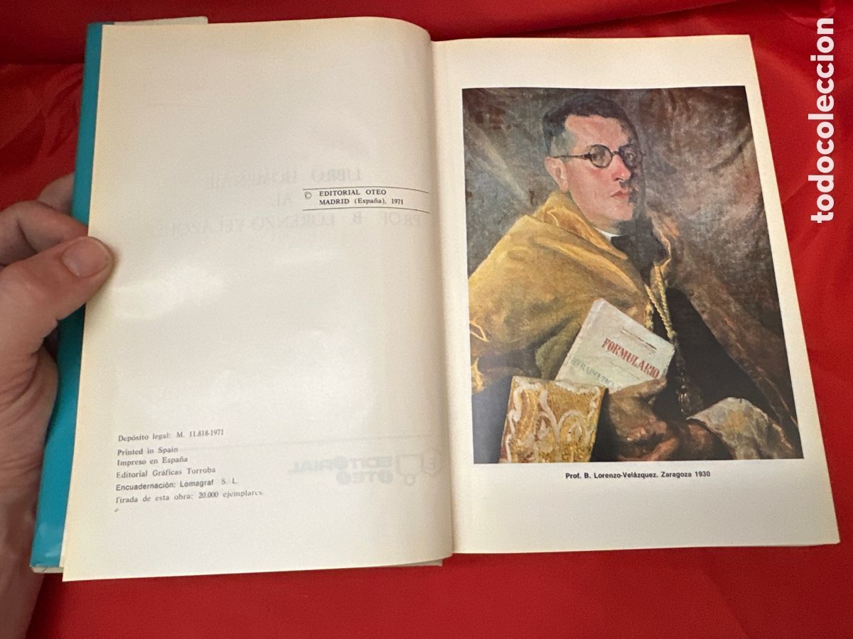 Libros de segunda mano: HOMENAJE AL PROFESOR LORENZO VELAZQUEZ - Foto 5