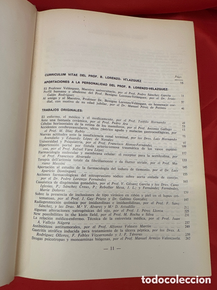 Libros de segunda mano: HOMENAJE AL PROFESOR LORENZO VELAZQUEZ - Foto 7