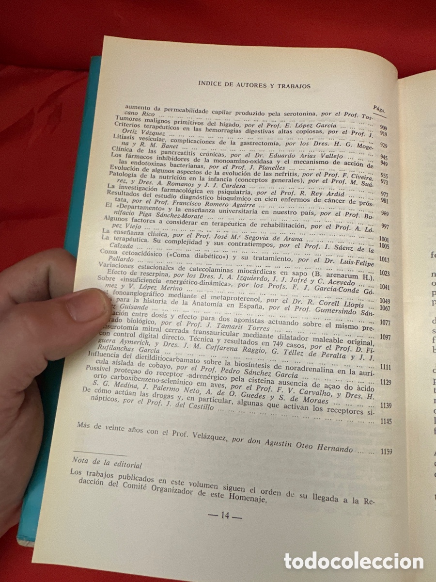 Libros de segunda mano: HOMENAJE AL PROFESOR LORENZO VELAZQUEZ - Foto 9