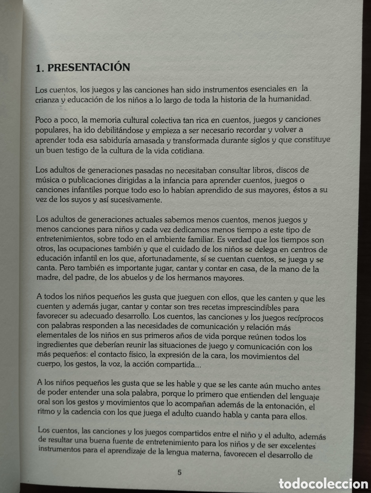 Libros de segunda mano: Jugar, cantar y contar, Carmen San Andr&eacute;s - Foto 3