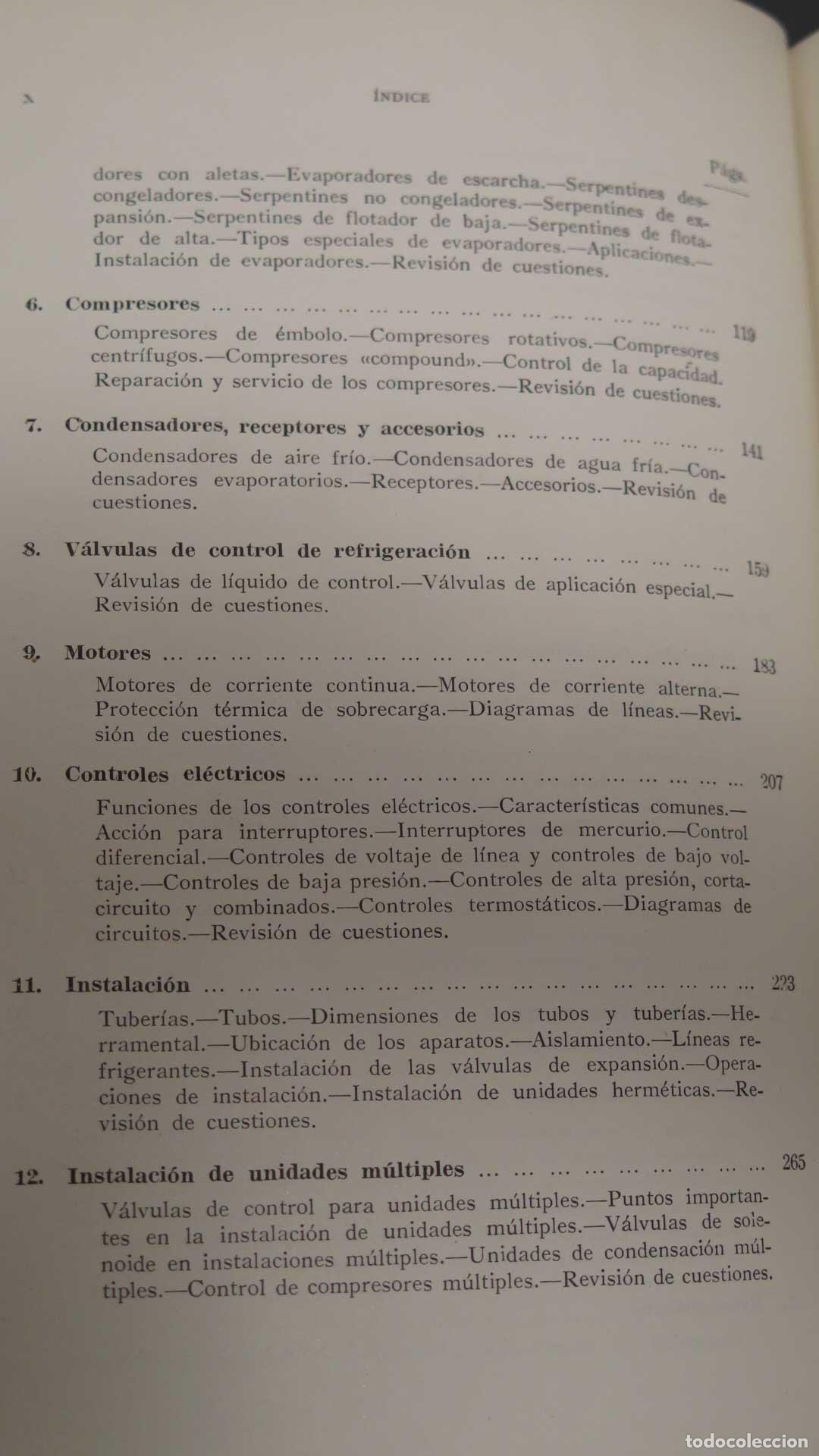 Libros de segunda mano: REFRIGERACION COMERCIAL E INDUSTRIAL. NELSON - Foto 3