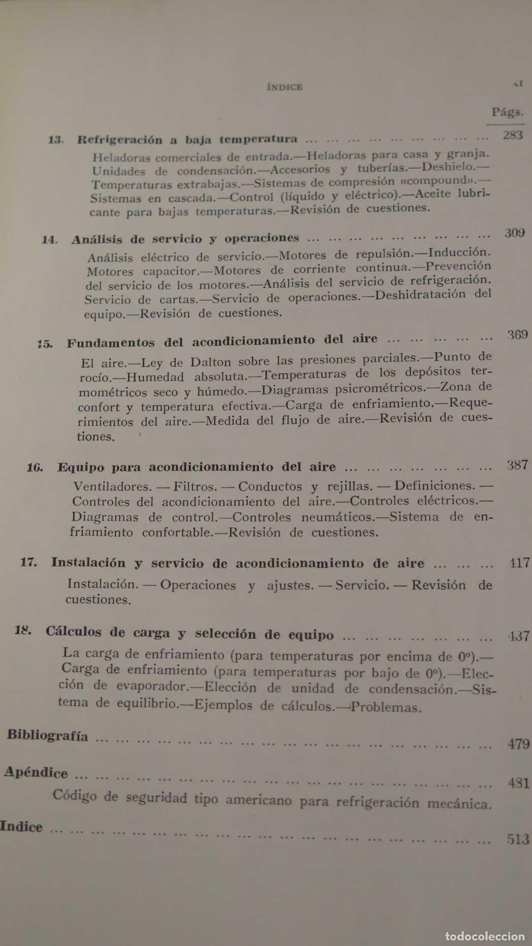 Libros de segunda mano: REFRIGERACION COMERCIAL E INDUSTRIAL. NELSON - Foto 4