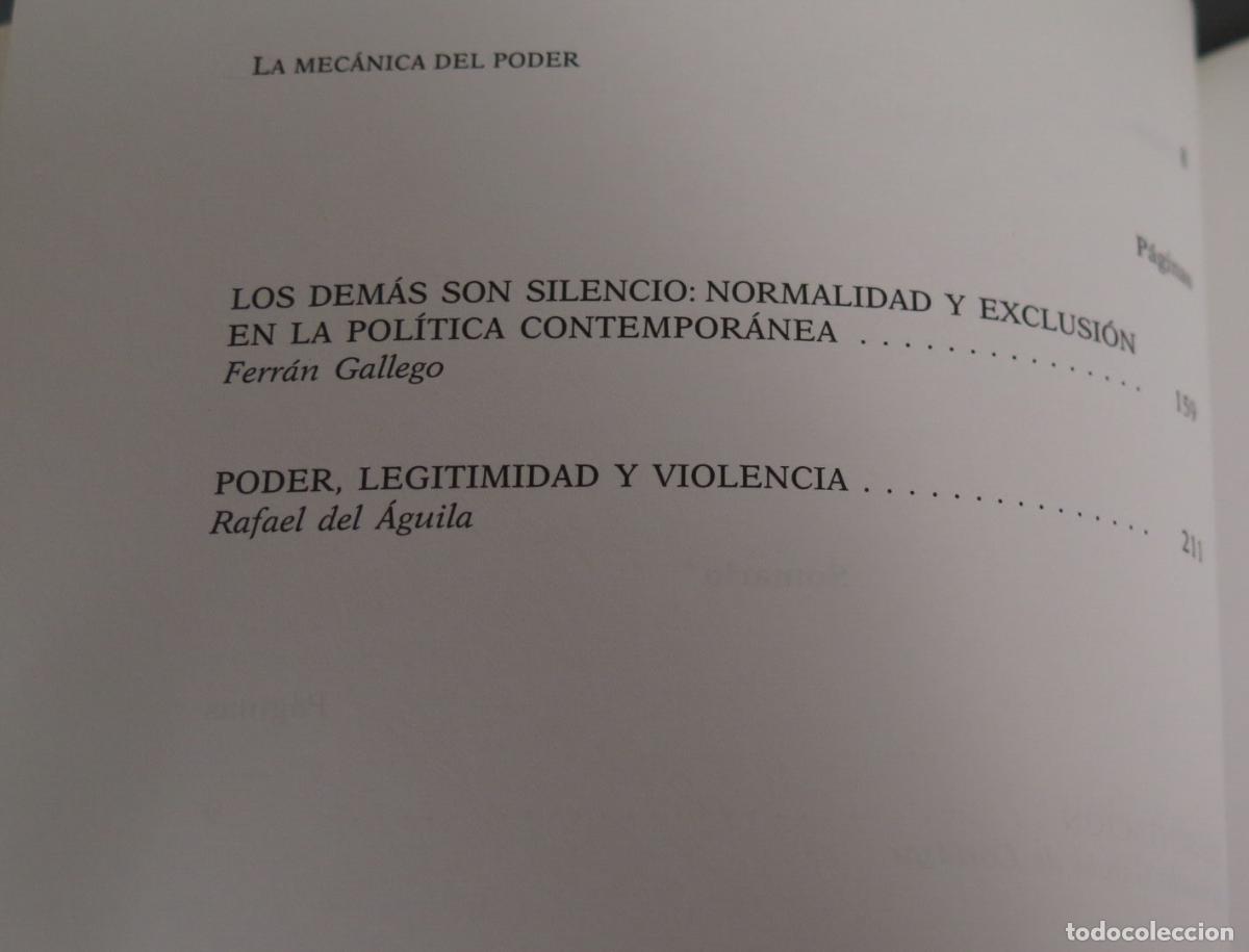 Libros de segunda mano: La mec&aacute;nica del poder. GARCIA DE CORTAZAR - Foto 3