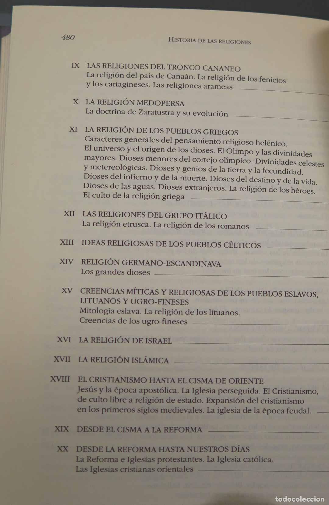 Libros de segunda mano: Historia de las religiones. Manuel Riu i Riu - Foto 3