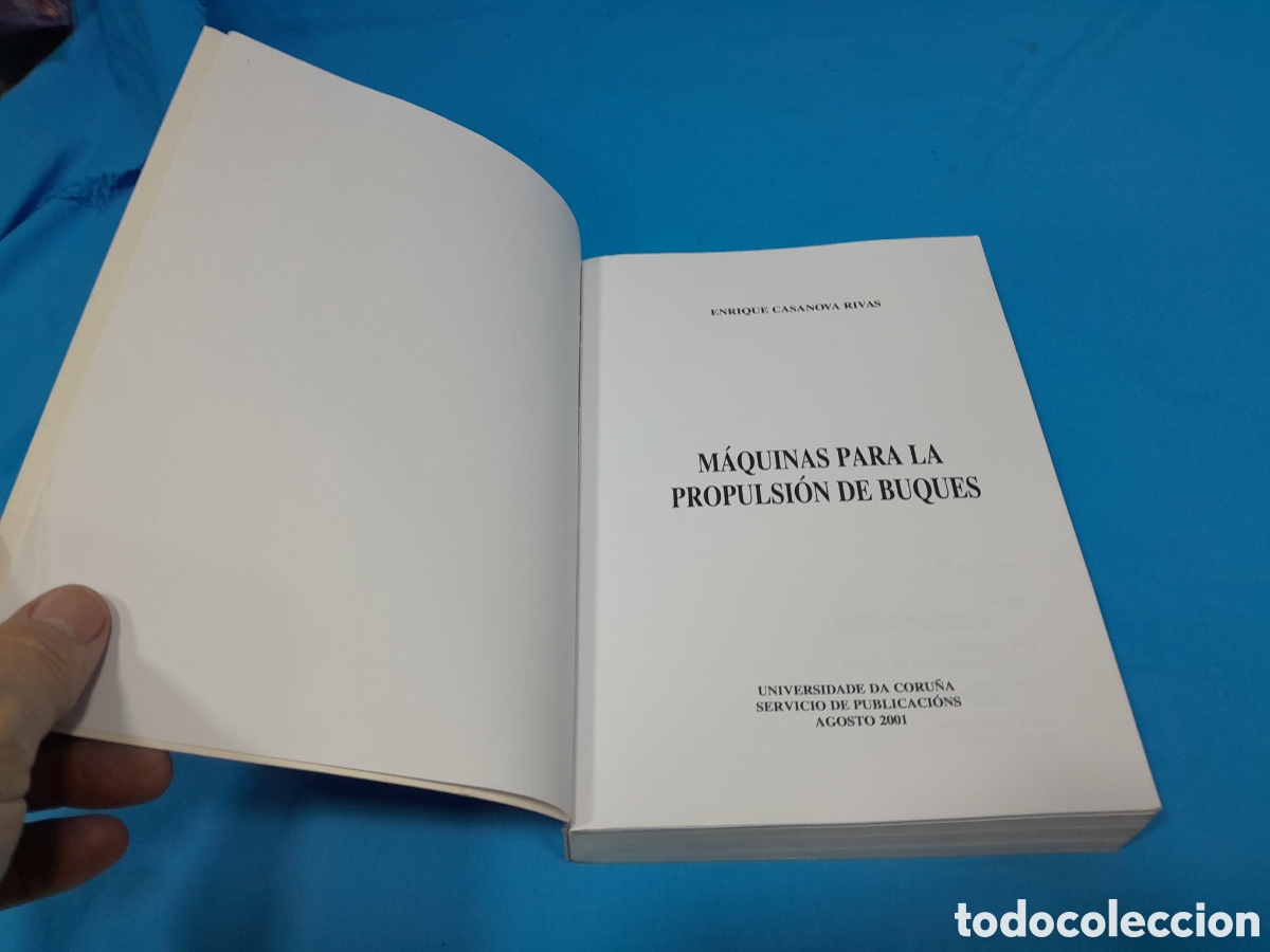 Libros de segunda mano: M&Aacute;QUINAS PARA PROPULSI&Oacute;N DE BUQUES - ENRIQUE CASANOVA RIVAS - Foto 3