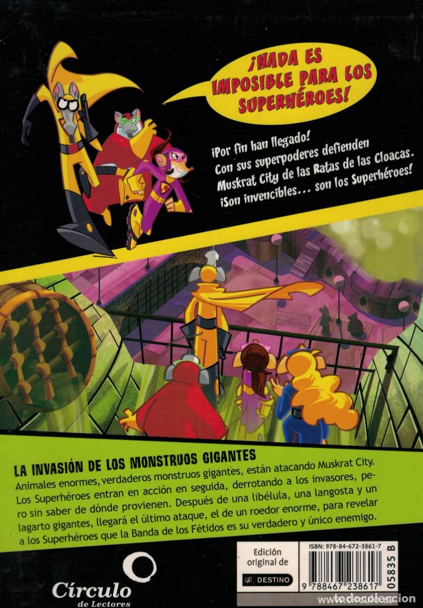 Libros de segunda mano: Geronimo Stilton, La invasi&oacute;n de los monstruos gigantes / Superh&eacute;roes - Foto 2