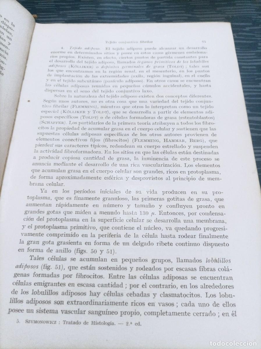 Libros de segunda mano: TRATADO DE HISTOLOGIA Y ANATOM&Iacute;A MICROSCOPICA - Foto 3