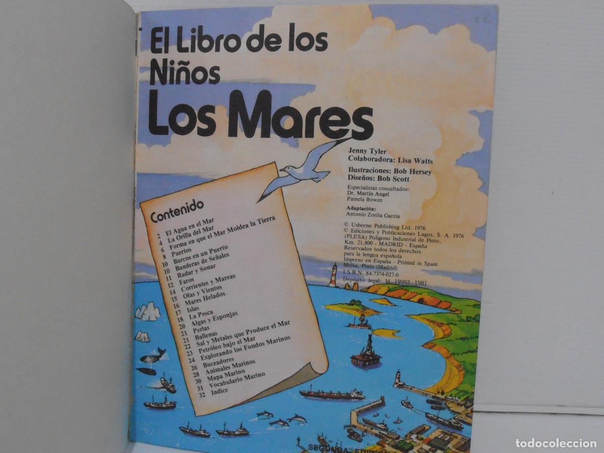Libros de segunda mano: LIBRO PLESA, EL LIBRO DE LOS NI&Ntilde;OS, LOS MARES, EDICIONES PLESA, SM - Foto 2
