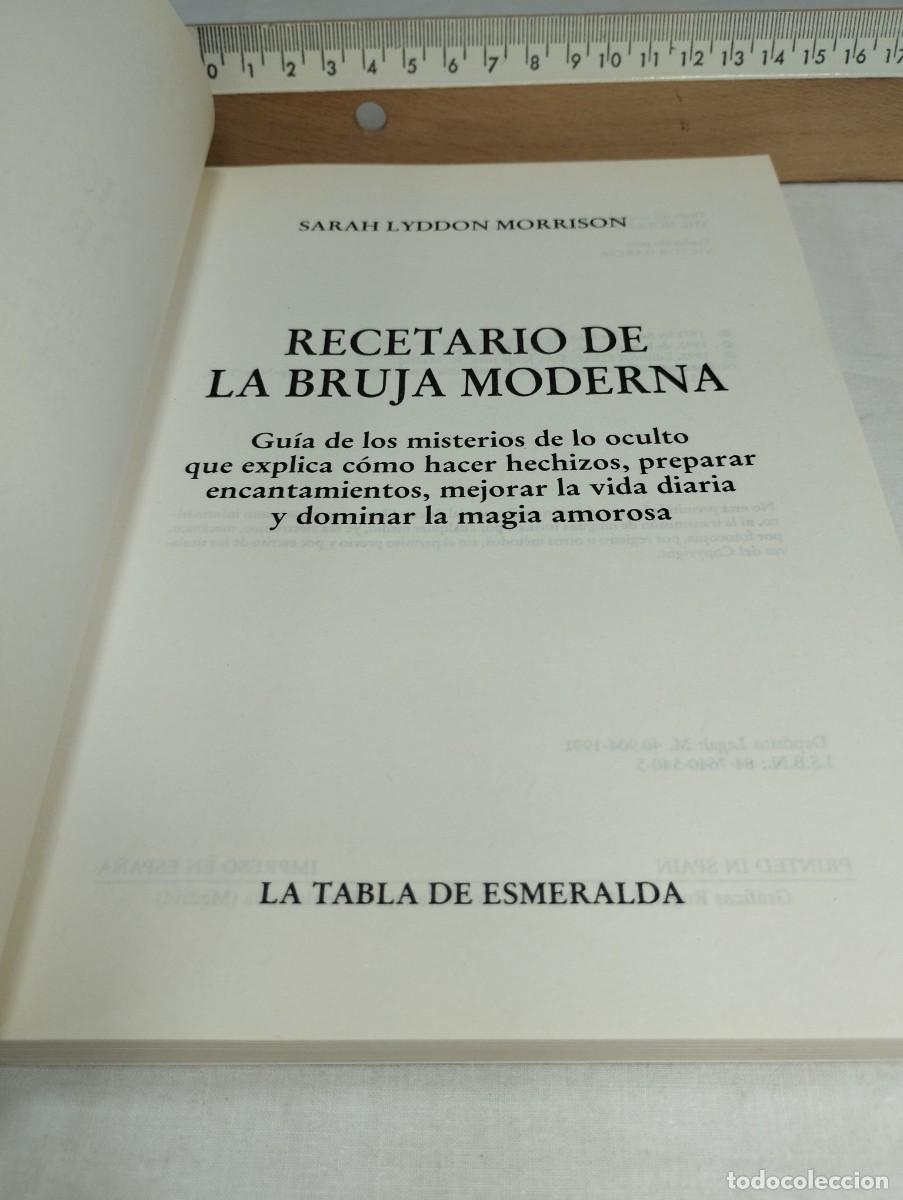 Libros de segunda mano: Recetario de la bruja moderna. Sarah Lyddon - Foto 2