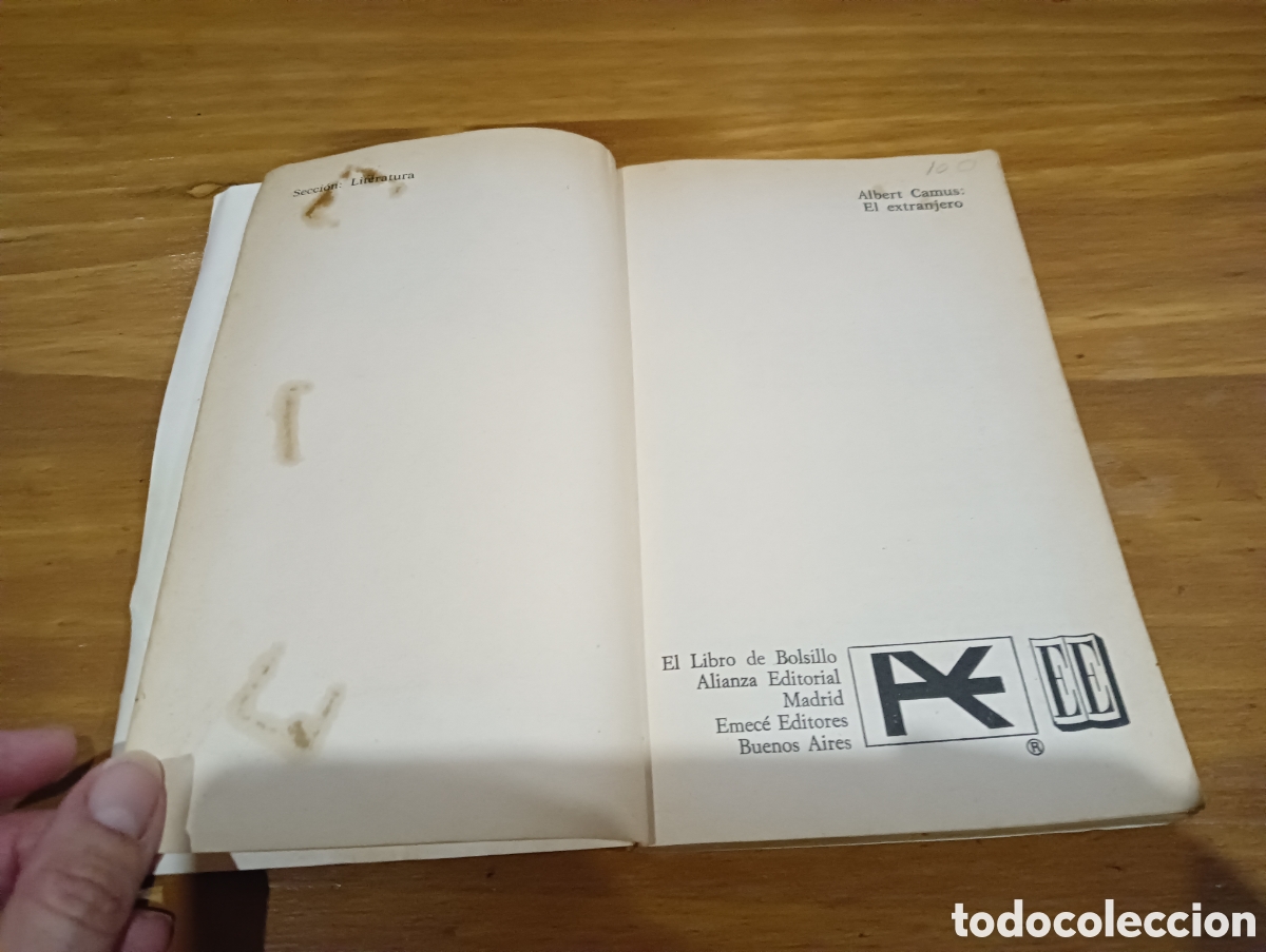 Libros de segunda mano: Albert camus. El extranjero - Foto 3