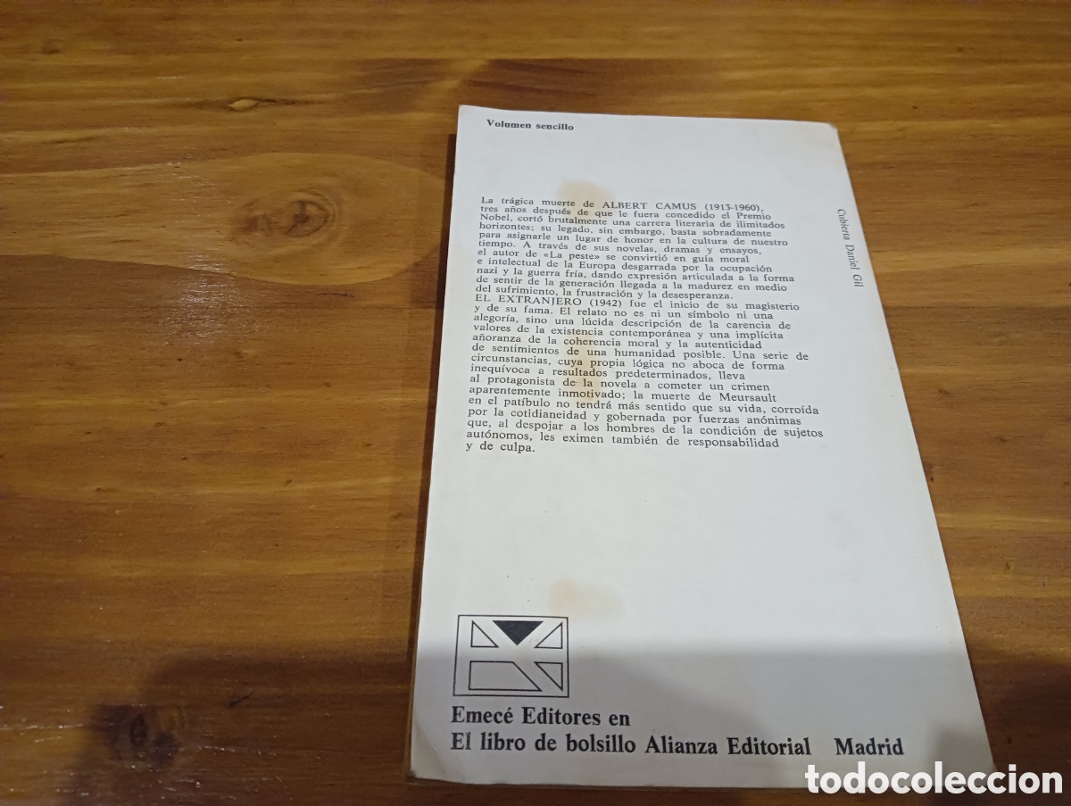Libros de segunda mano: Albert camus. El extranjero - Foto 7