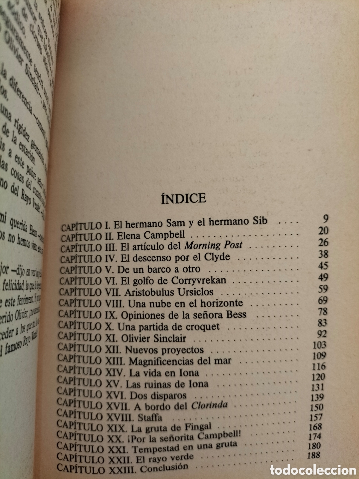 Libros de segunda mano: El rayo verde. Julio Verne. Ediciones orbis, 1987. Libro - Foto 6