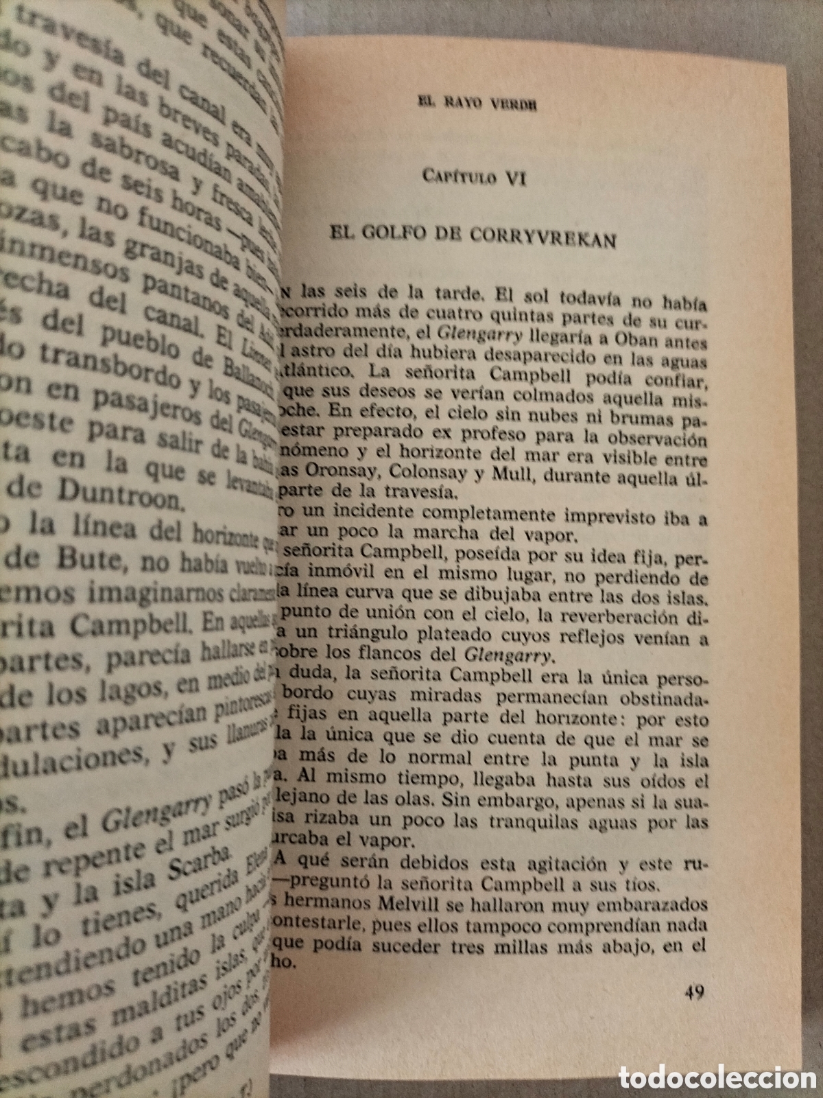 Libros de segunda mano: El rayo verde. Julio Verne. Ediciones orbis, 1987. Libro - Foto 4