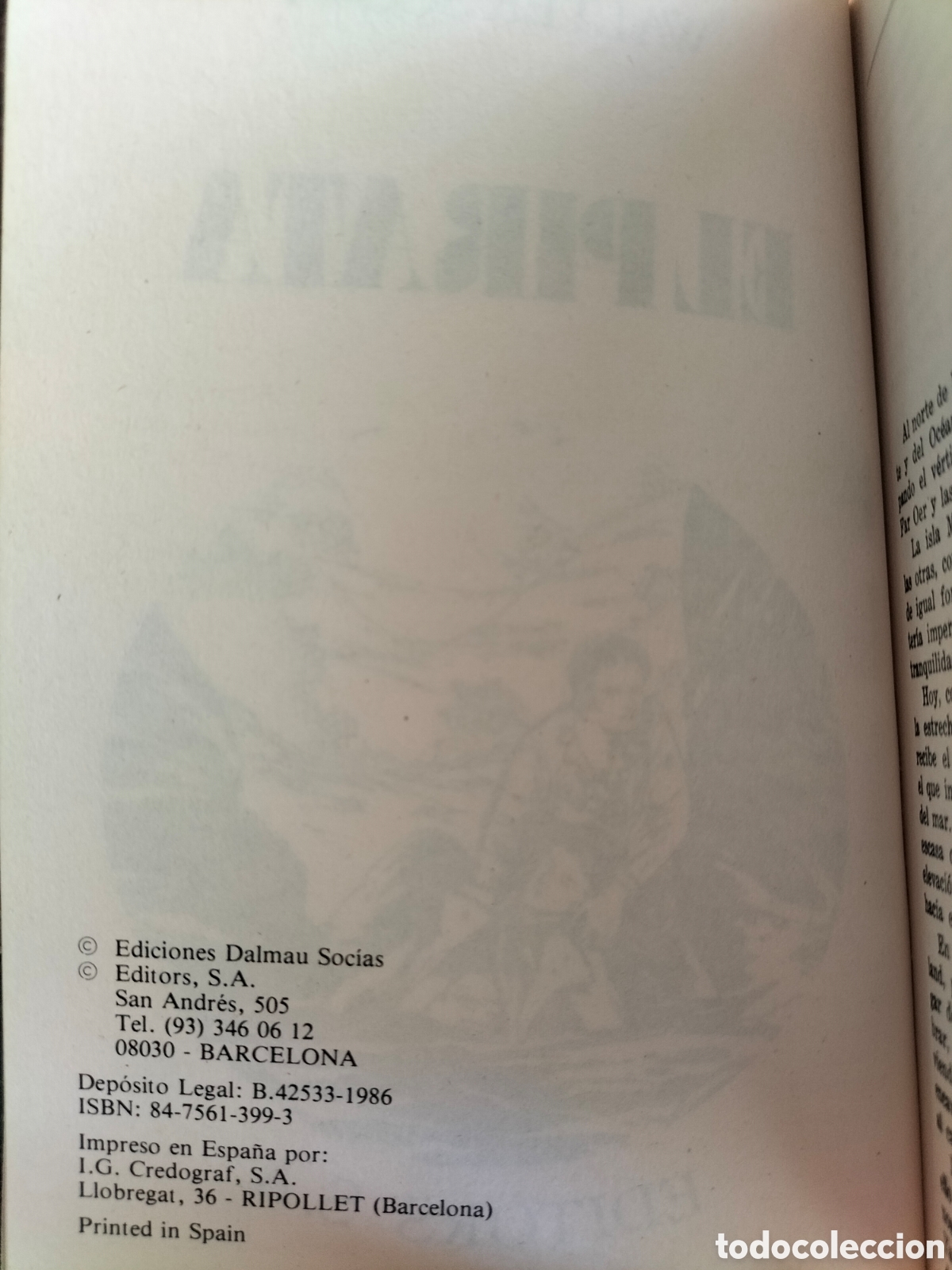 Libros de segunda mano: El pirata. Walter Scott. Editors, 1986. Libro - Foto 3