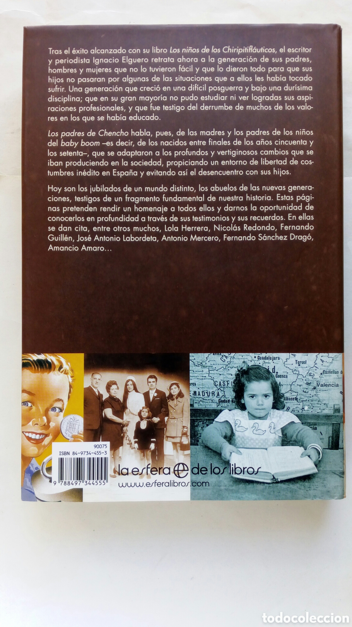 Libros de segunda mano: Los padres de Chencho. Ignacio Elguero. Dedicatoria y firma del autor. - Foto 2