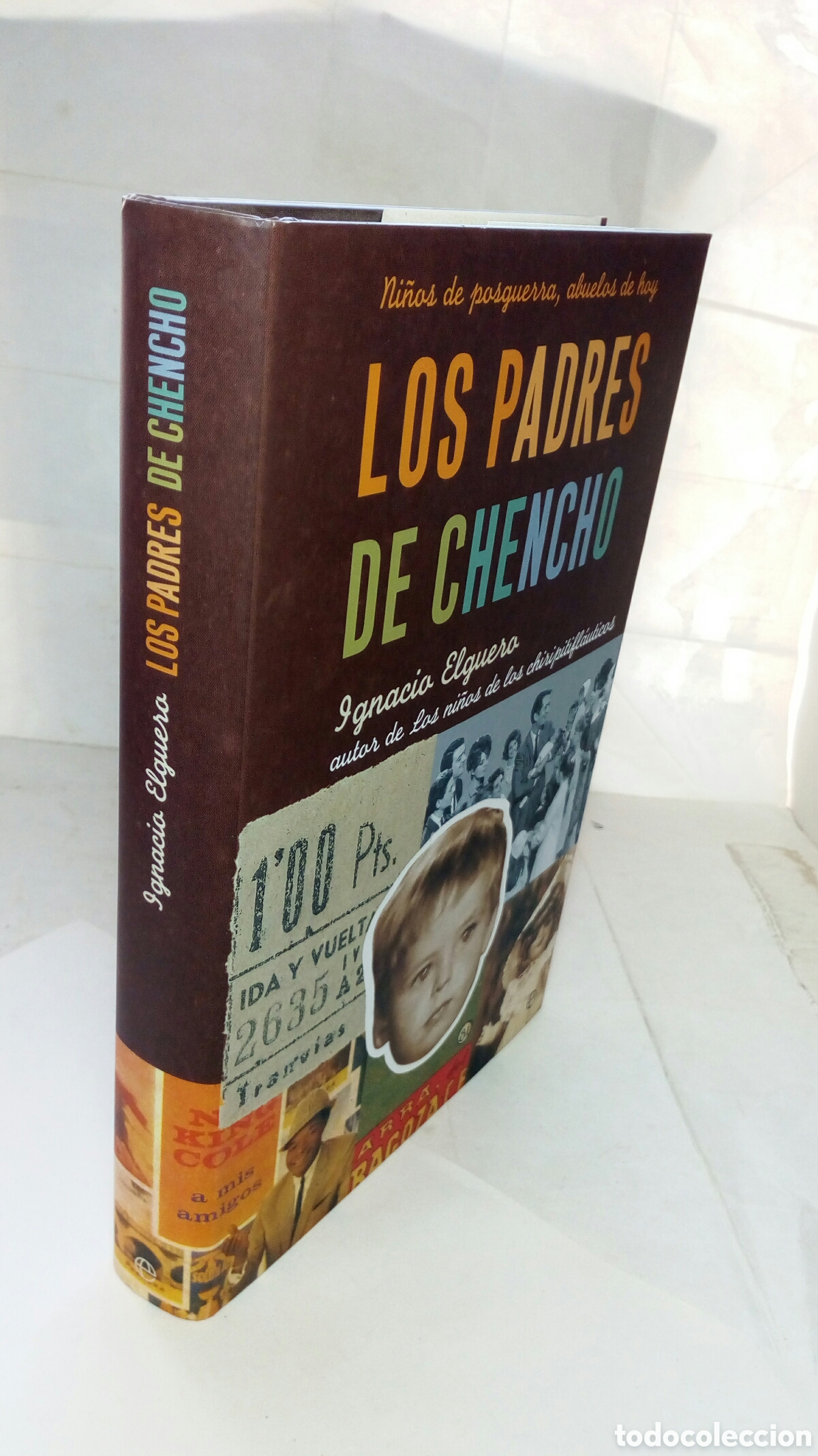 Libros de segunda mano: Los padres de Chencho. Ignacio Elguero. Dedicatoria y firma del autor. - Foto 8