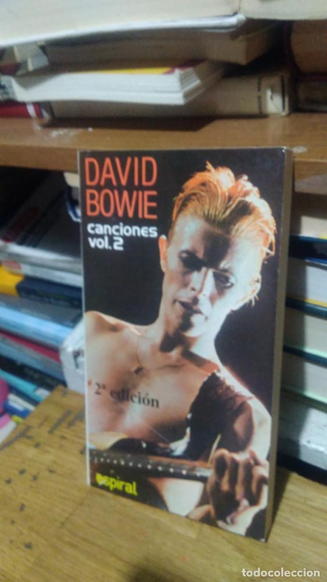 Libros de segunda mano: CANCIONES VOL 2, DAVID BOWIE, ED. ESPIRAL - Foto 1