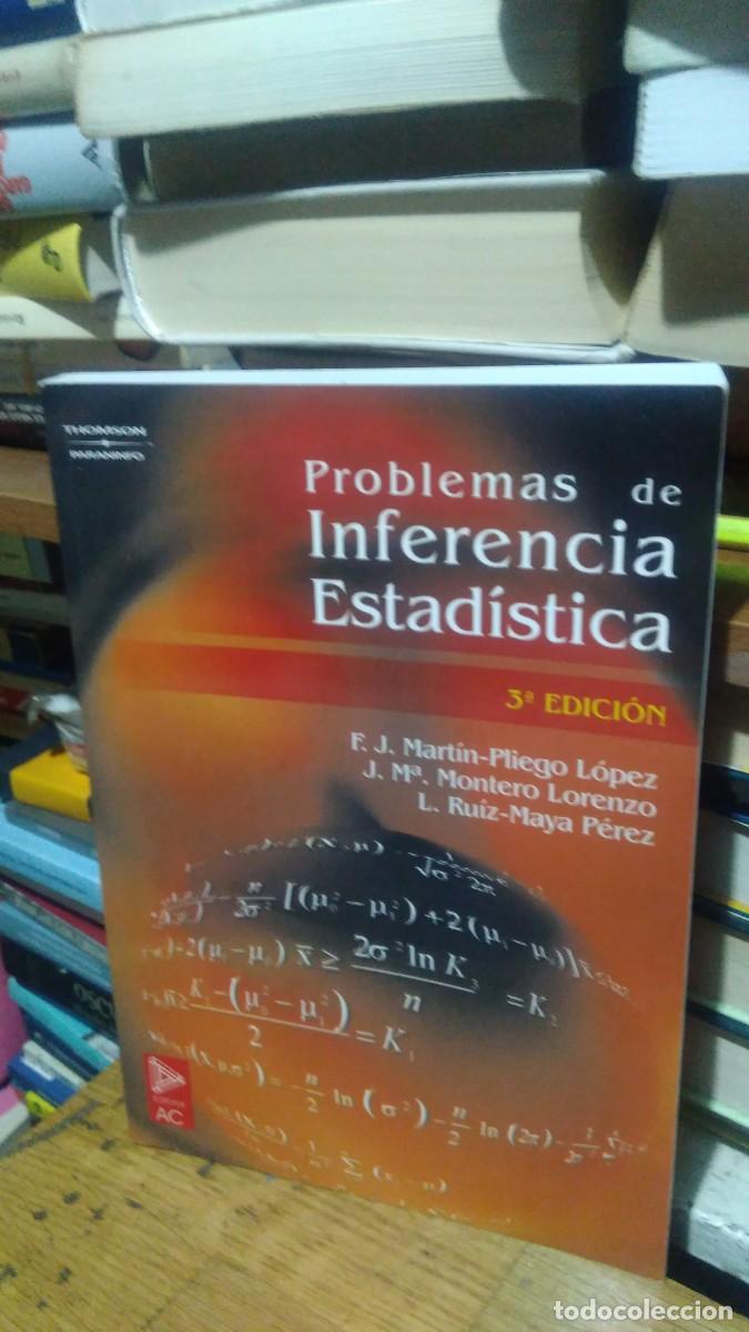 Libros de segunda mano: PROBLEMAS DE INFERENCIA ESTAD&Iacute;STICA, THOMSON PARANINFO, ED. AC - Foto 1