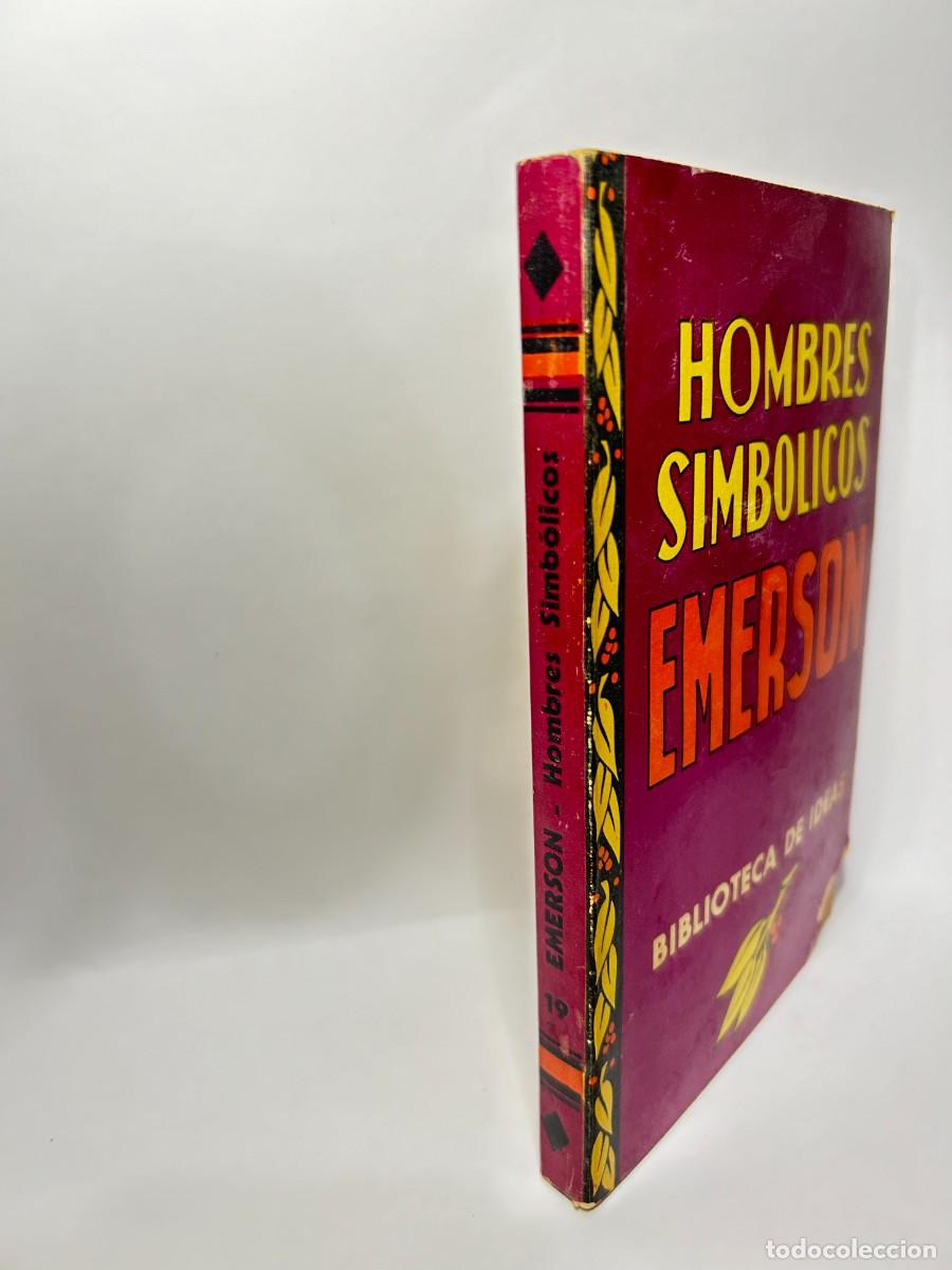 Libros de segunda mano: EMERSON - HOMBRES SIMBOLICOS - 1946 - Foto 2