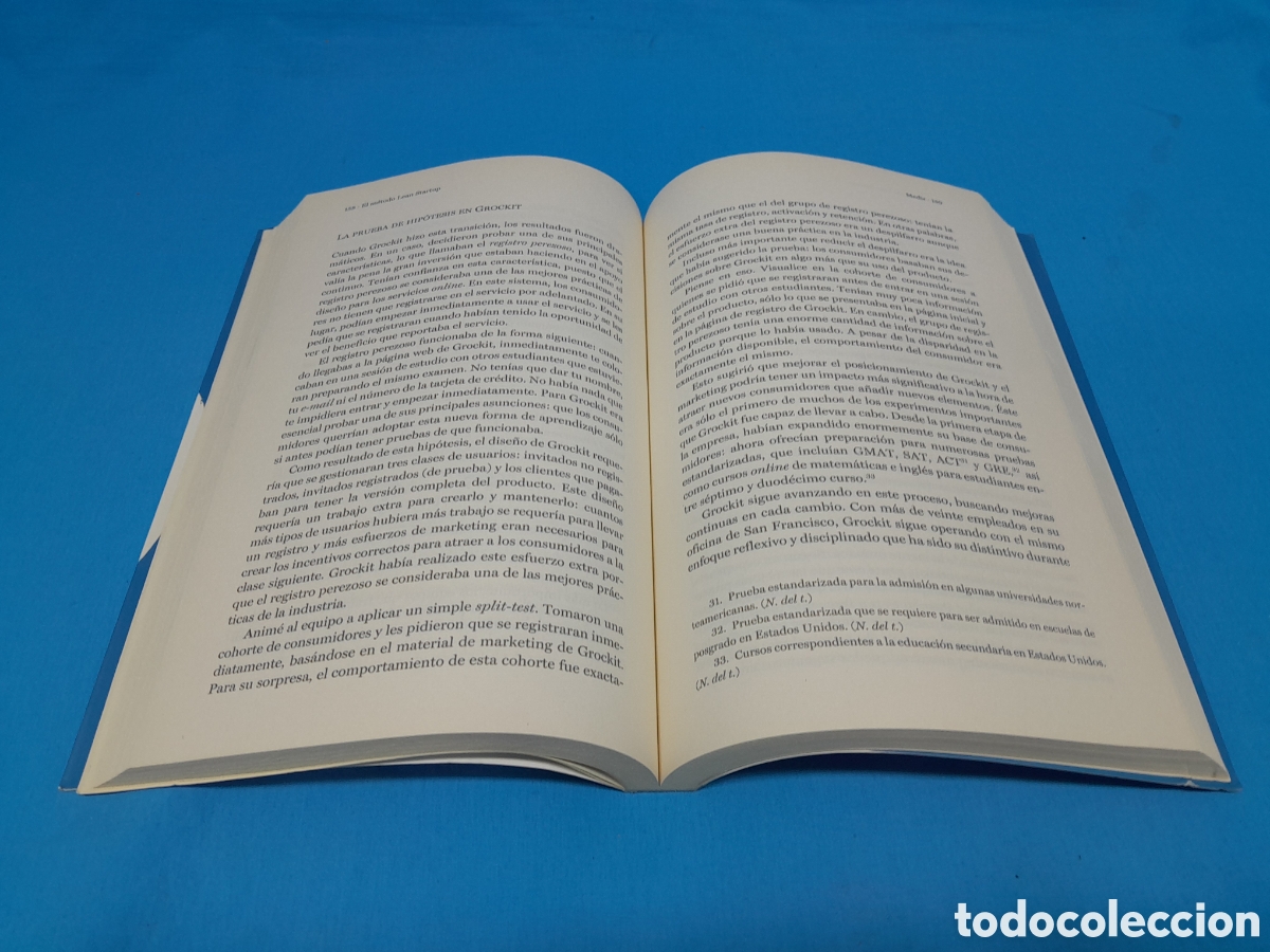 Libros de segunda mano: EL M&Eacute;TODO LEAN STARTUP - ERIC RIES - C&Oacute;MO CREAR EMPRESAS DE &Eacute;XITO - 12 EDICI&Oacute;N - Foto 4