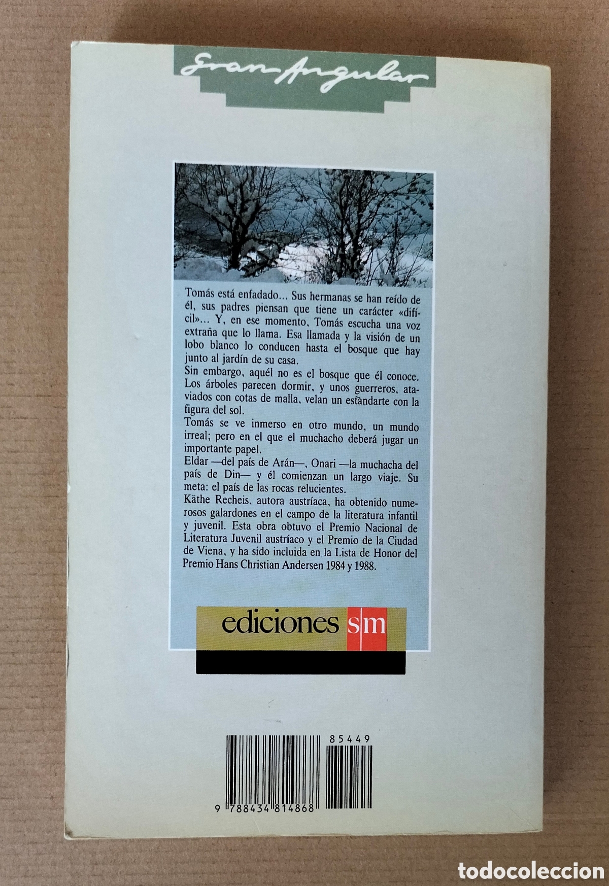 Libros de segunda mano: El lobo blanco. Kathe Recheis. Gran angular 44. Ediciones SM, 1989. Libro - Foto 10
