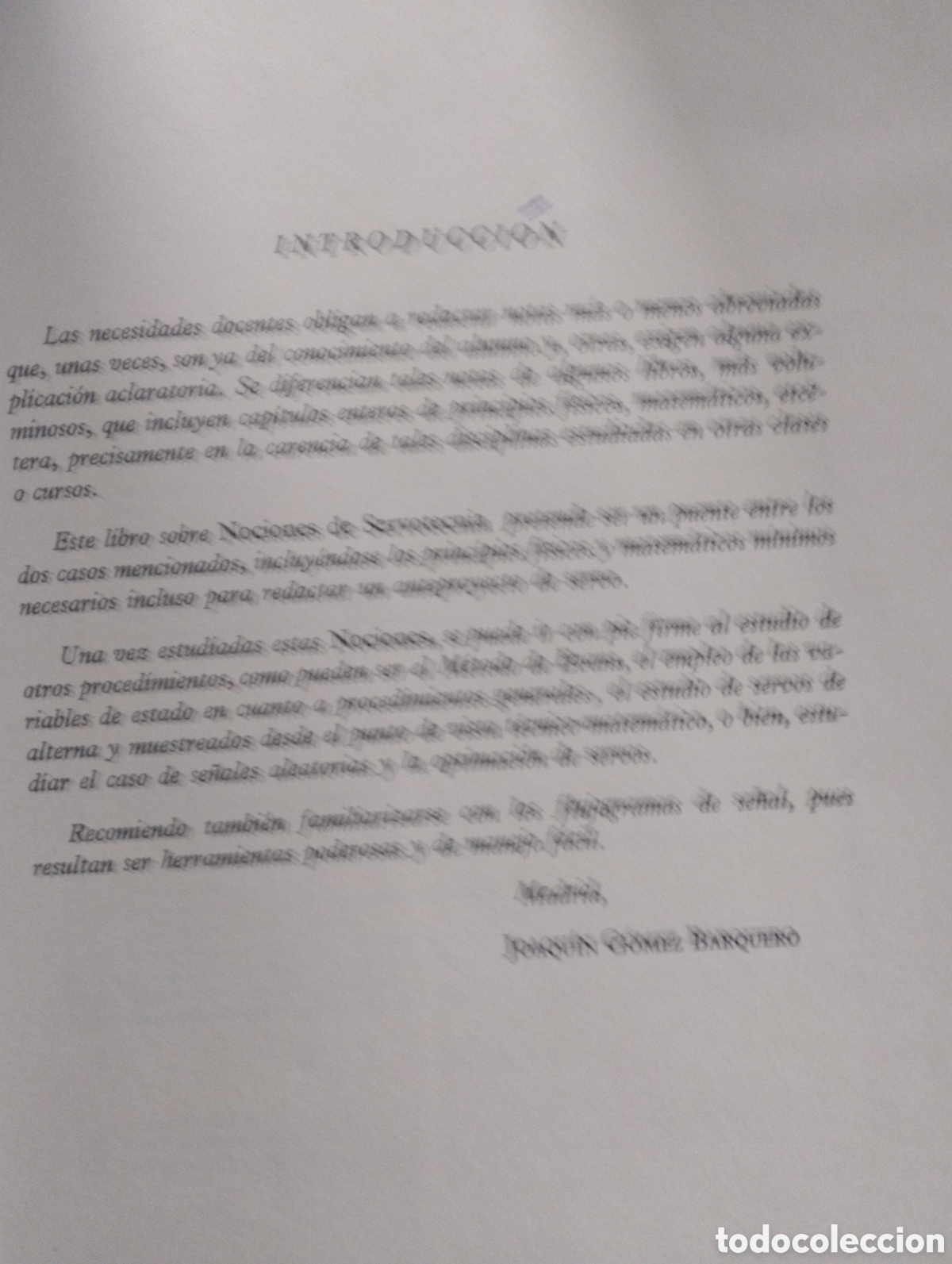 Libros de segunda mano: FUNDAMENTOS DE SERVOTECNIA. - Foto 6