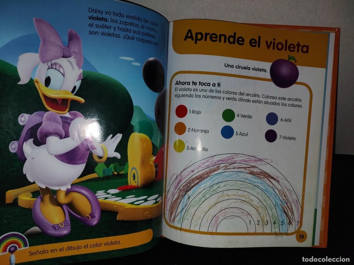 Libros de segunda mano: 122- DISNEY. LA CASA DE MICKEY MOUSE. APRENDE Y DIVI&Eacute;RTETE CON LOS COLORES - 2011 - Foto 6