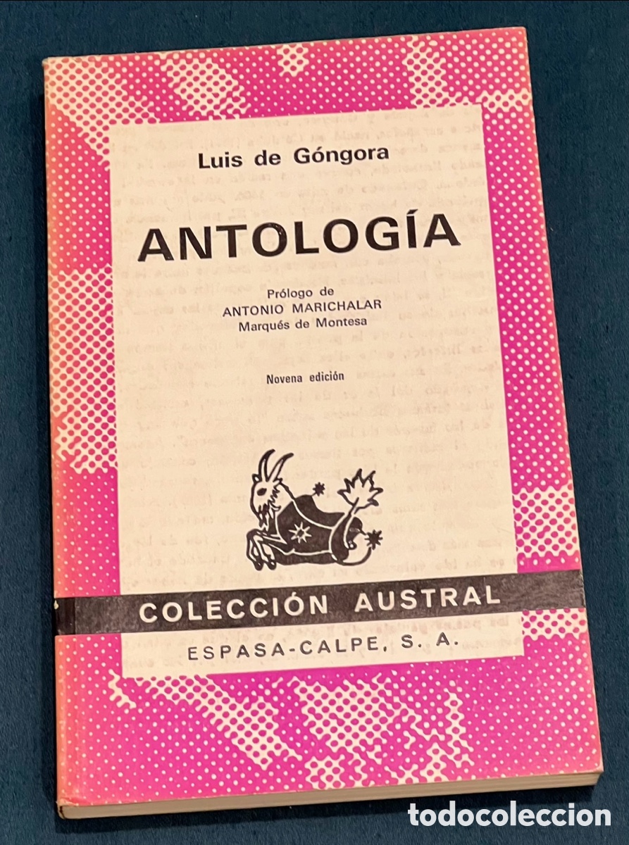 Libros de segunda mano: Libro. Luis de G&oacute;ngora. &ldquo;Antolog&iacute;a&rdquo;. 1976. - Foto 1