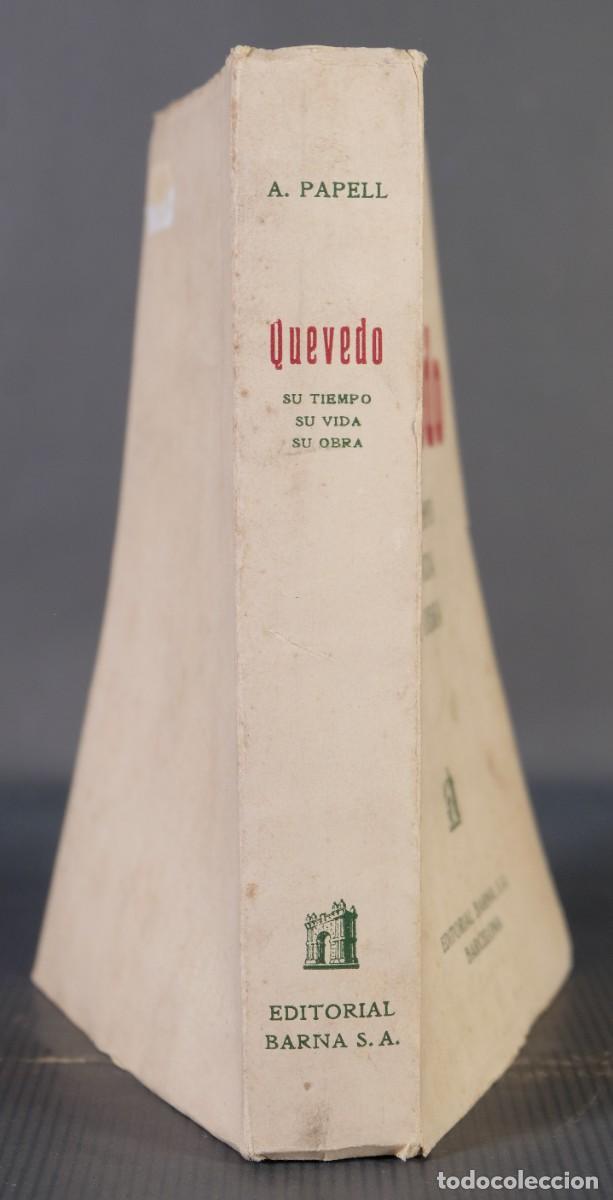 Libros de segunda mano: Quevedo - Antonio Papell - Ed. Barna, 1947 - Foto 2